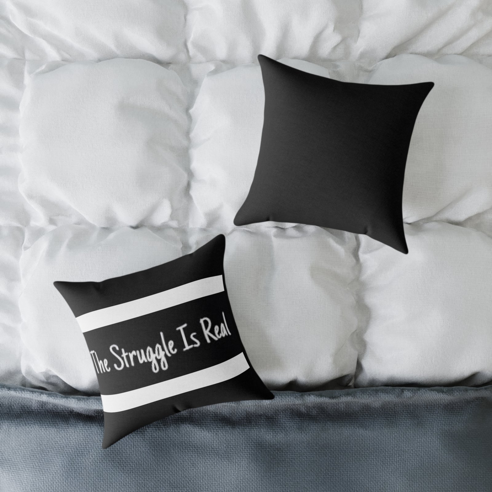 Struggle is Real Poly Canvas Pillow - Image 4