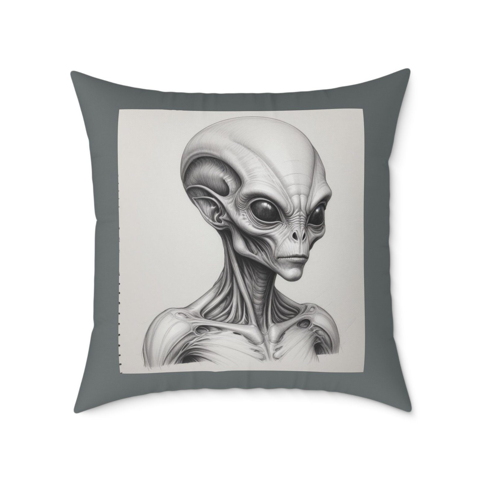Alien Square Poly Canvas Pillow - Image 17
