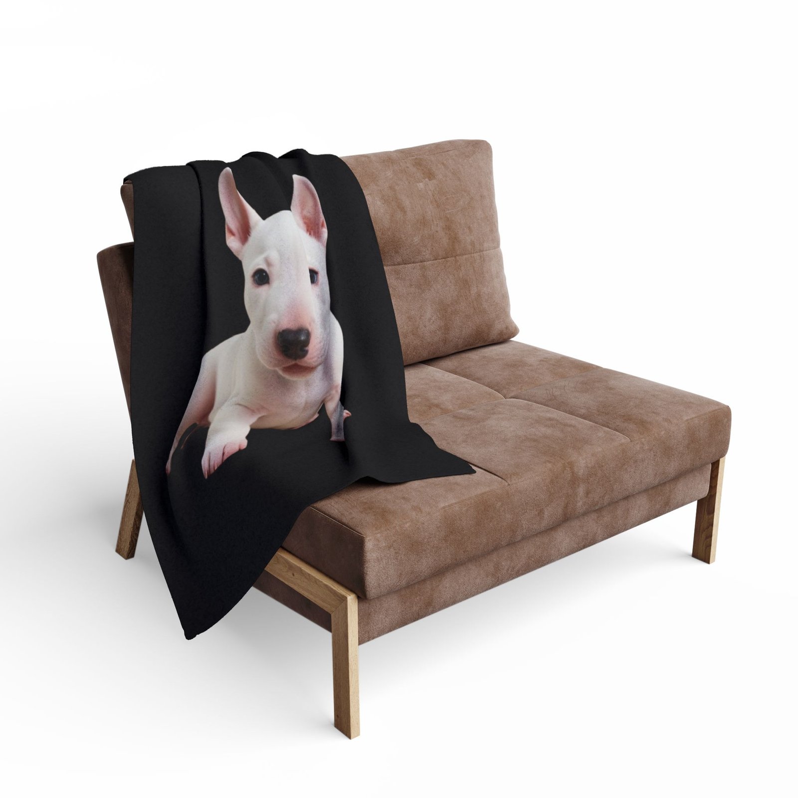 English Bull Terrier Puppy Arctic Fleece Blanket - Image 4