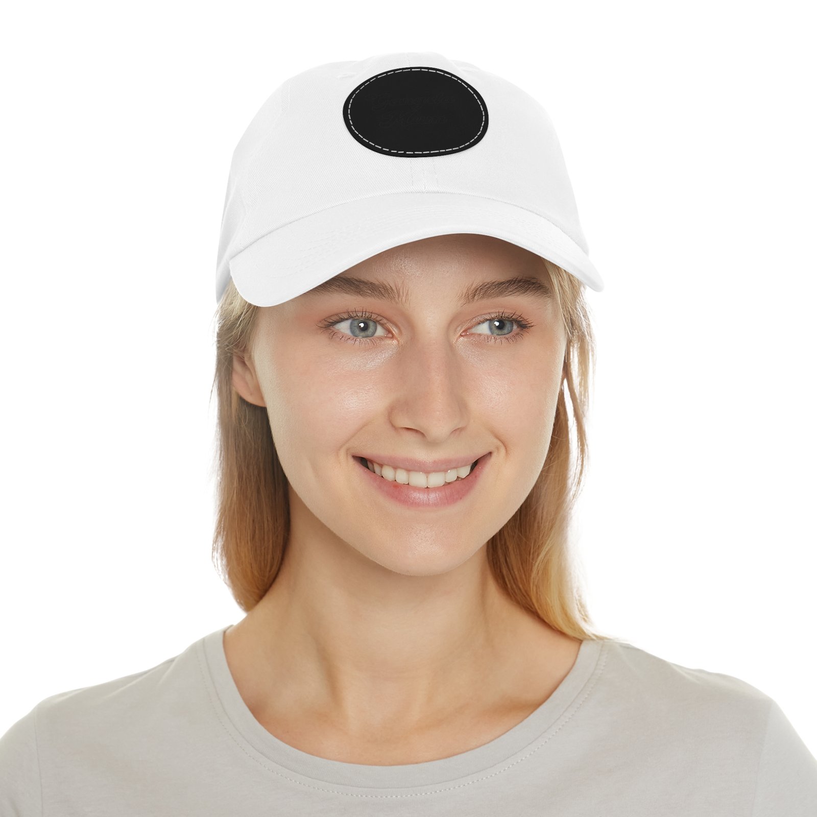 Gangster Momma Hat with Leather Patch (Round) - Image 4