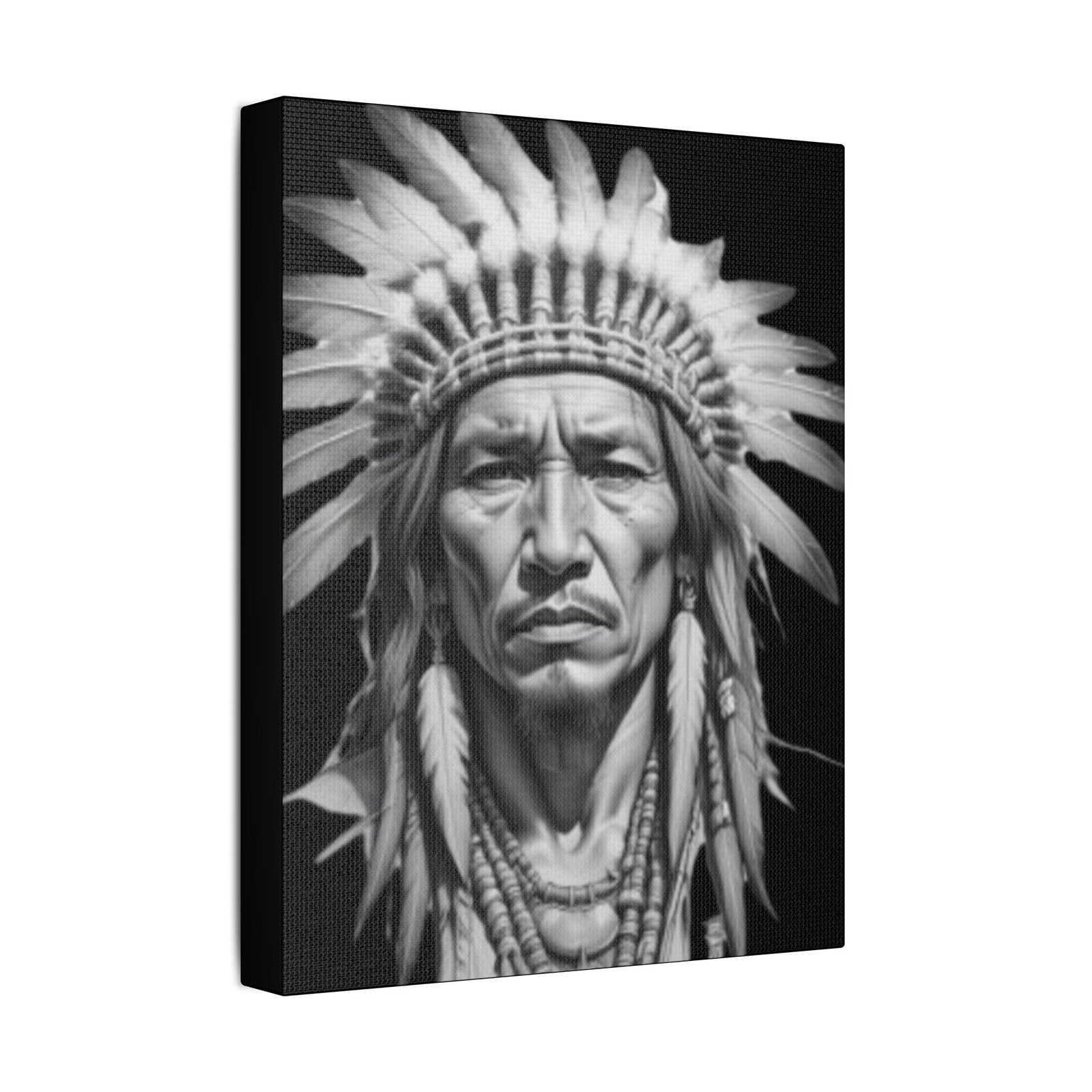Apache Satin Canvas, Stretched - Image 2