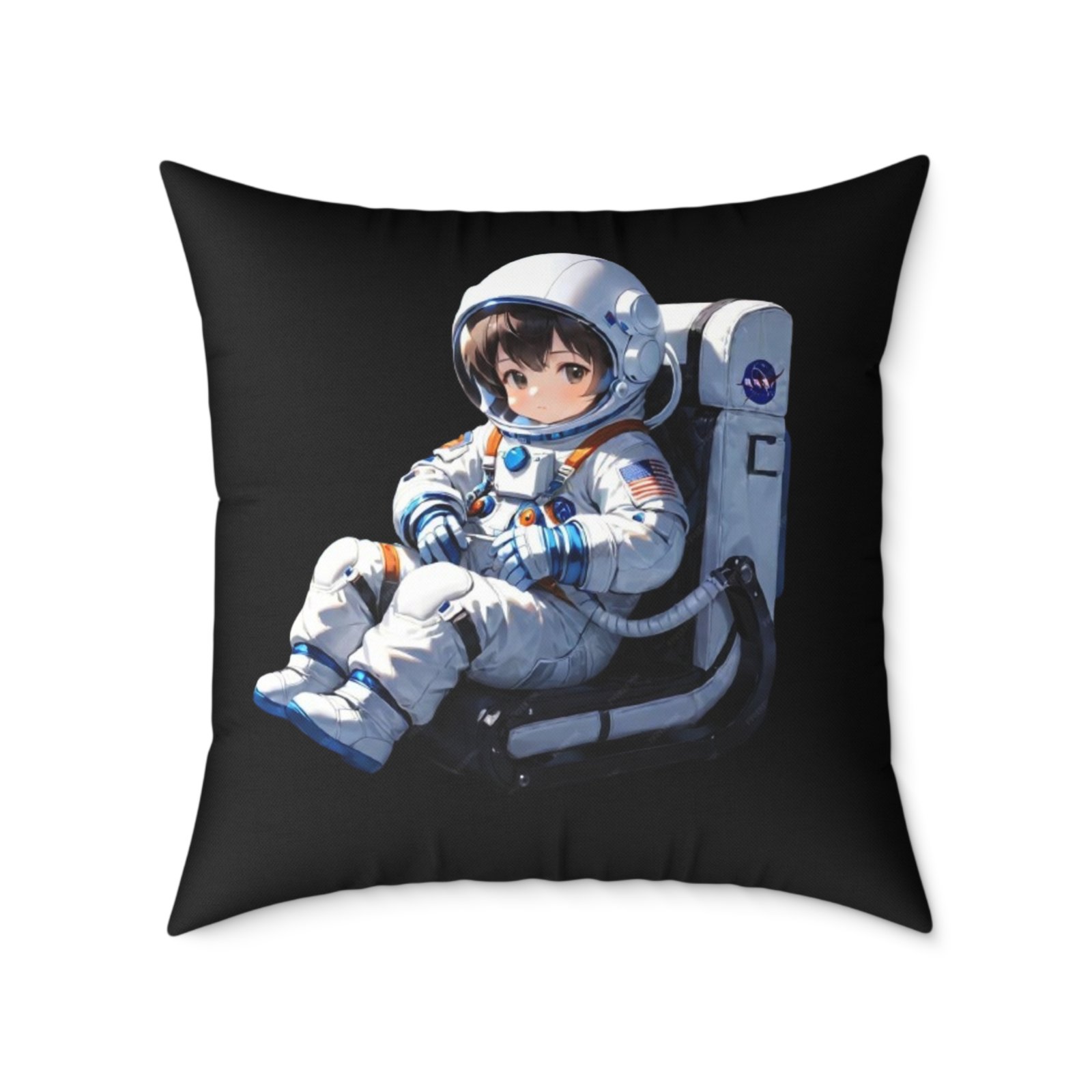 Astronaut Square Poly Canvas Pillow - Image 17