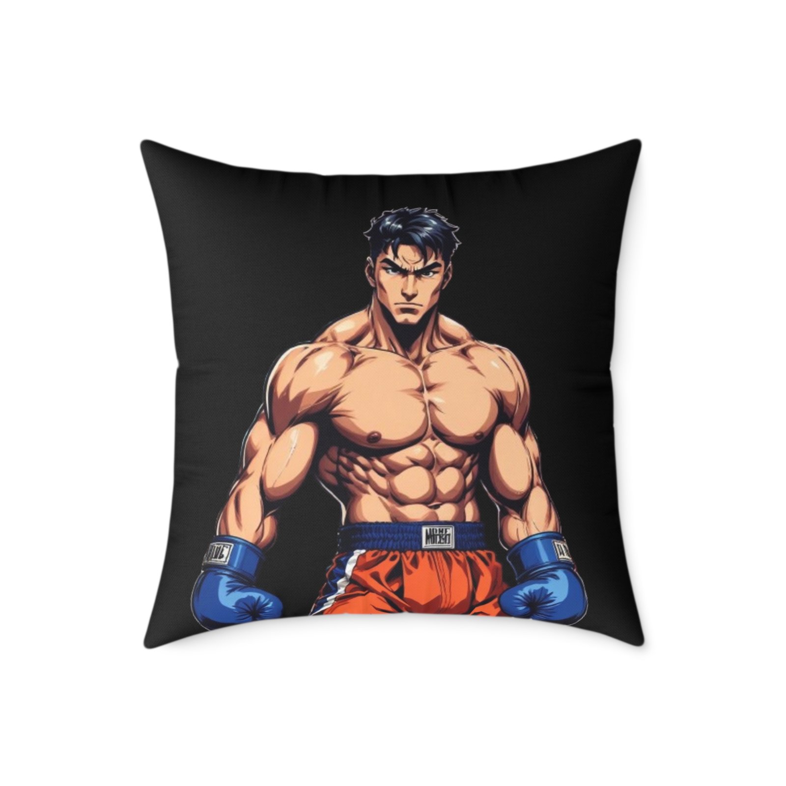 Boxing Square Poly Canvas Pillow - Image 13
