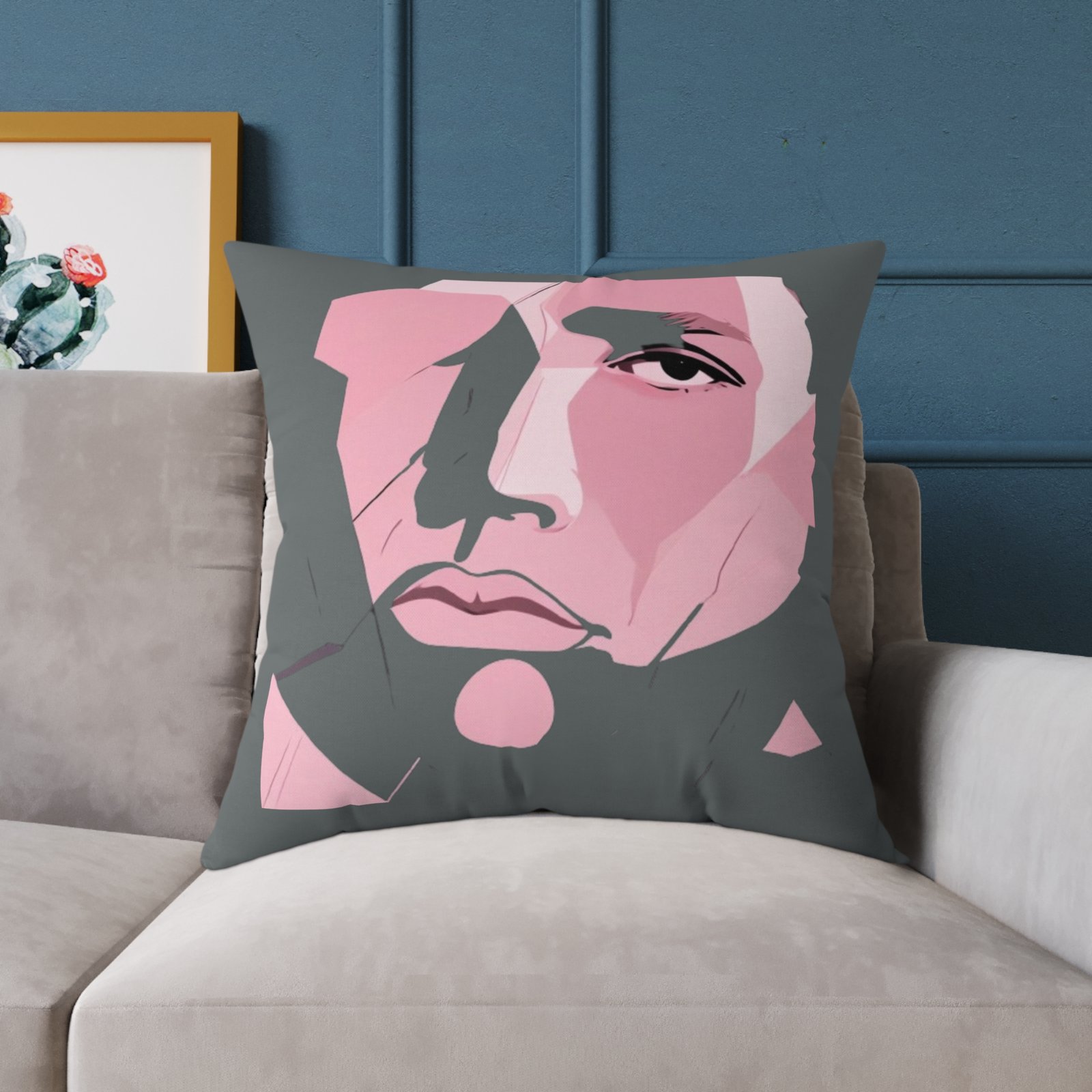 Abstract Square Poly Canvas Pillow - Image 19