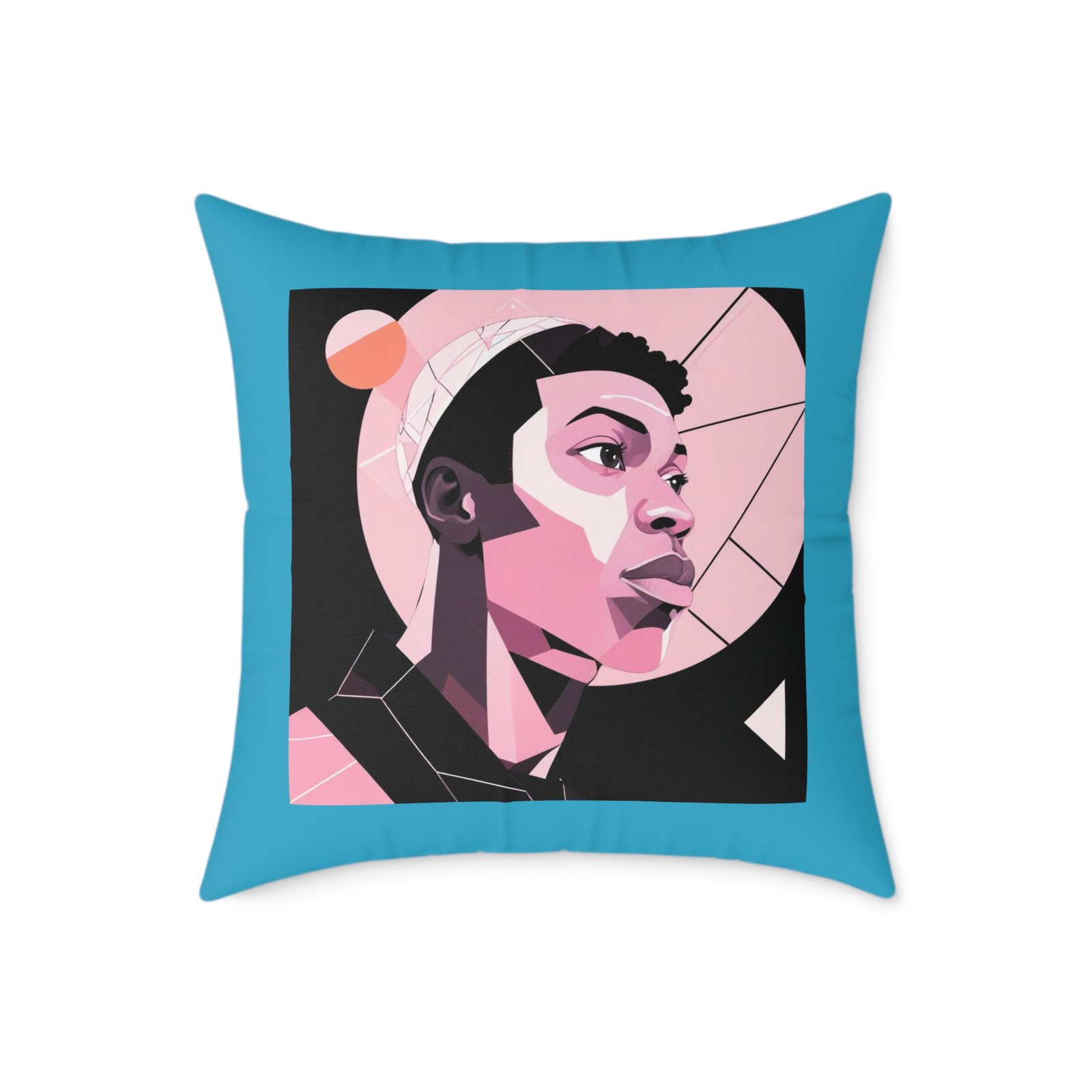 Abstract Square Poly Canvas Pillow - Image 13