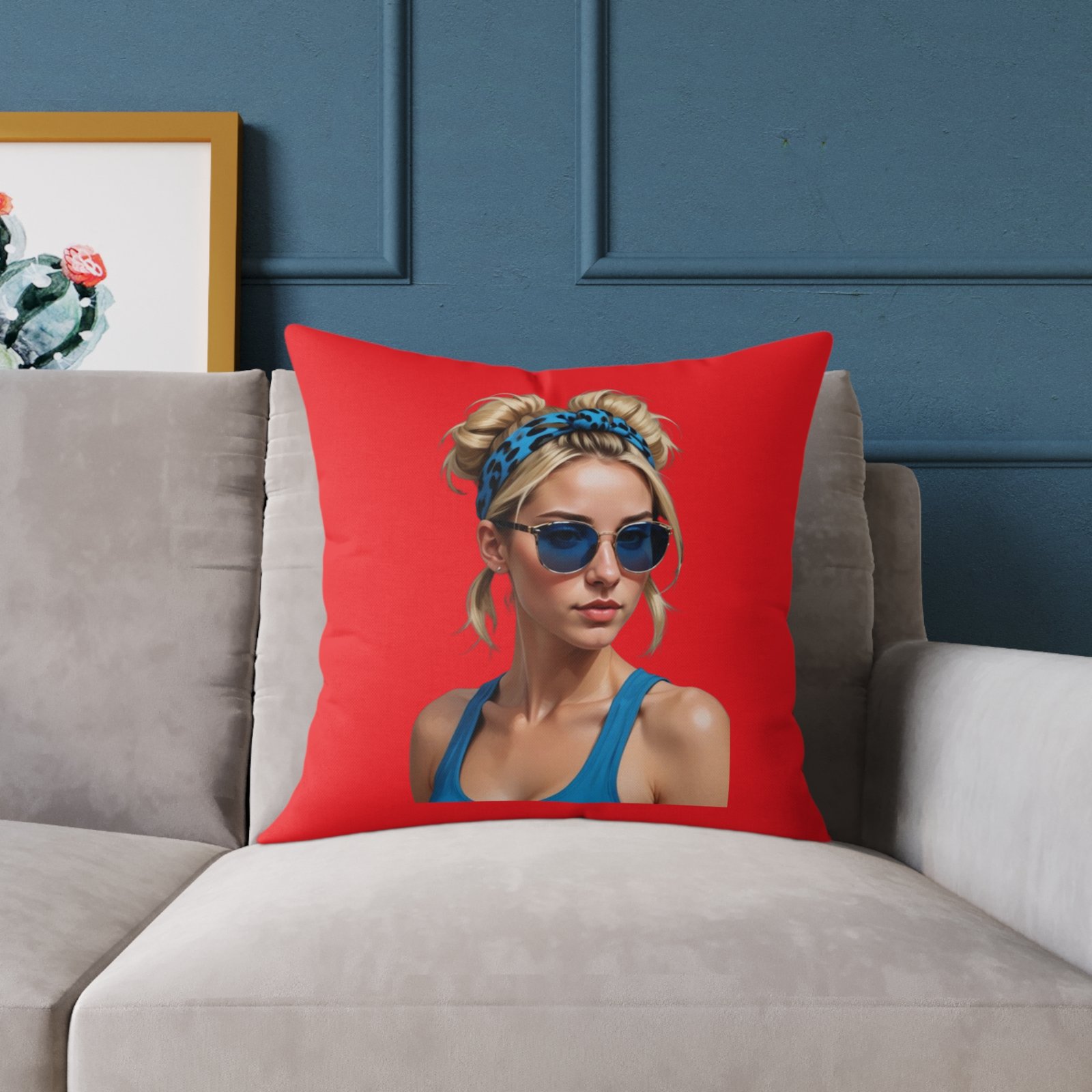 Bella Poly Canvas Pillow - Image 11