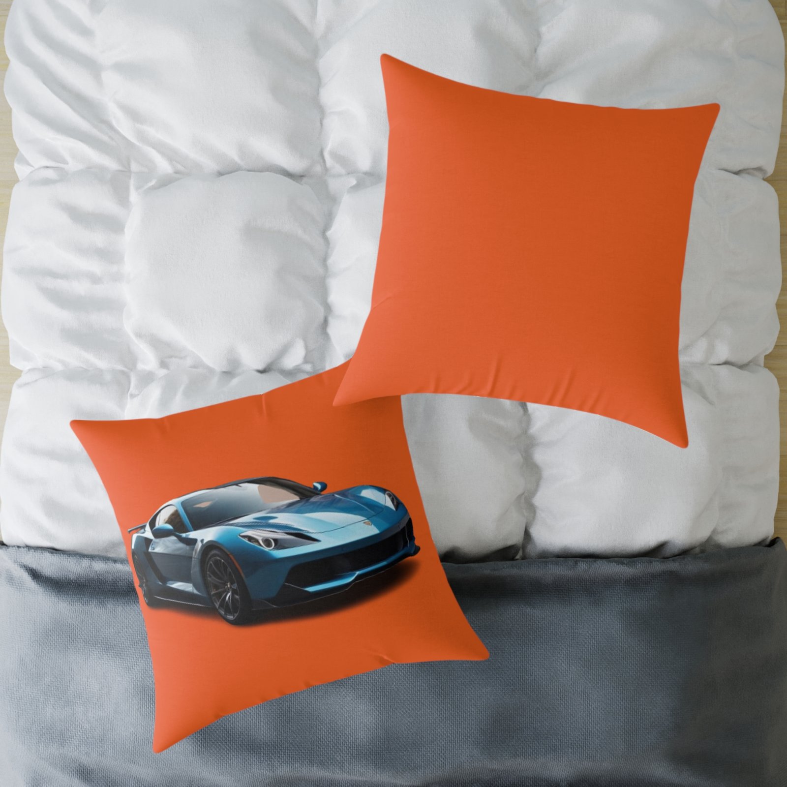 Fast Car Square Poly Canvas Pillow - Image 20