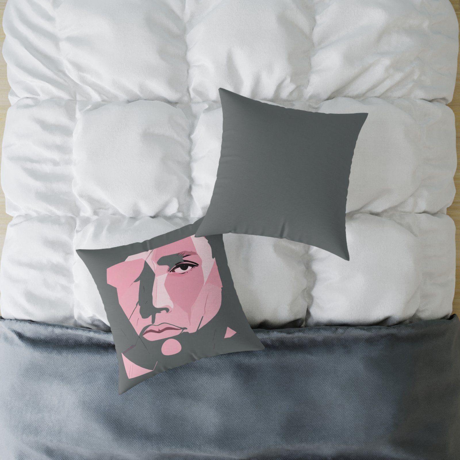 Abstract Square Poly Canvas Pillow - Image 12