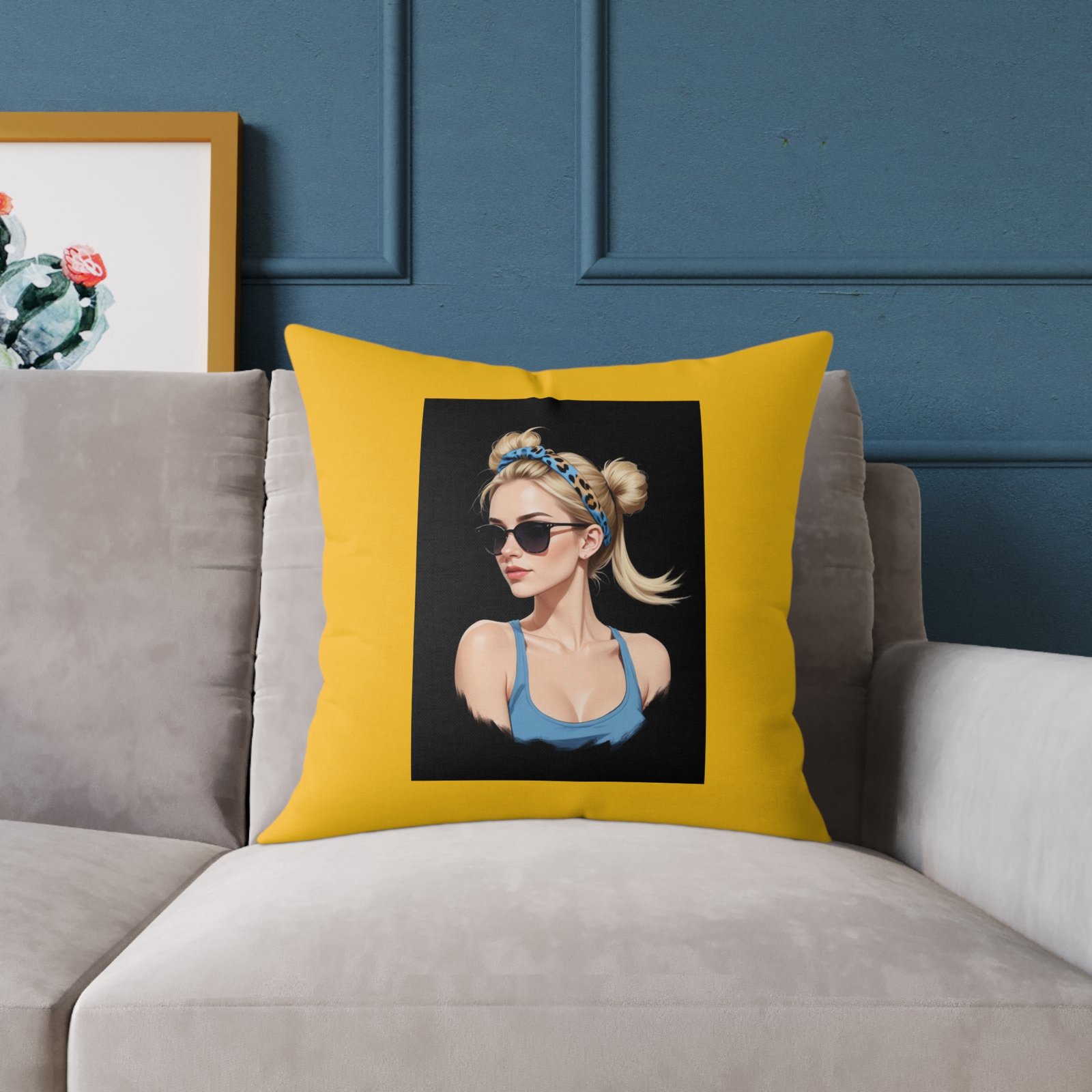 Bella Poly Canvas Pillow - Image 11