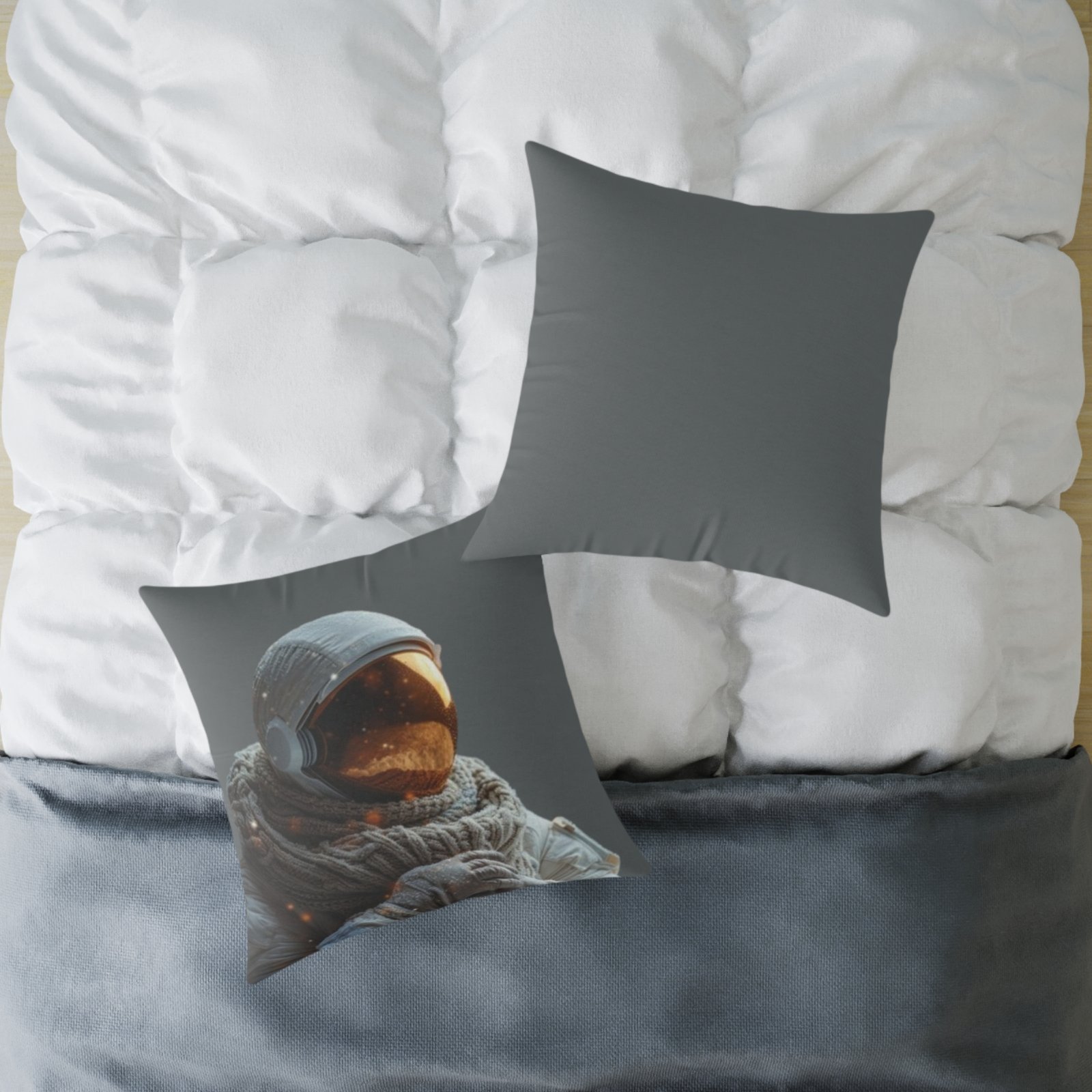 Astronaut Square Poly Canvas Pillow - Image 16