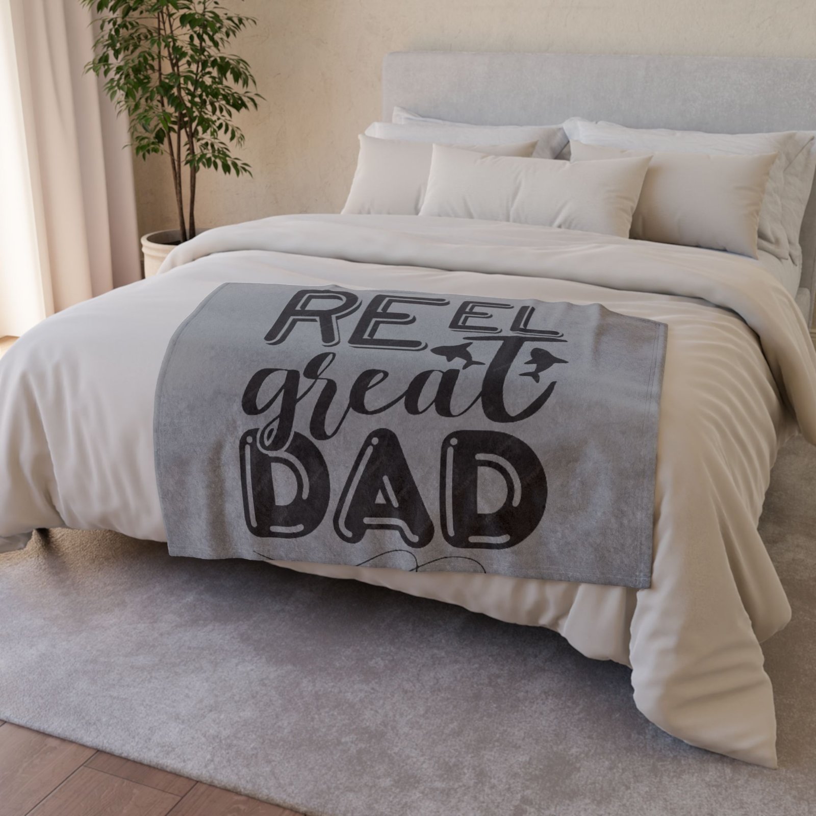 Best Dad Soft Polyester Blanket - Image 4