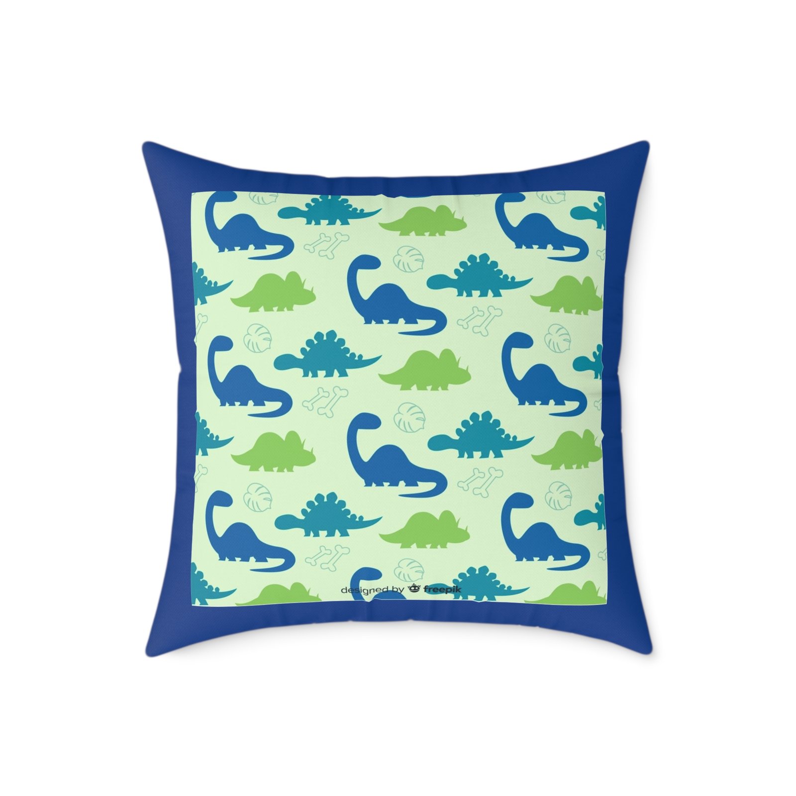 Dinassaur Square Poly Canvas Pillow - Image 13