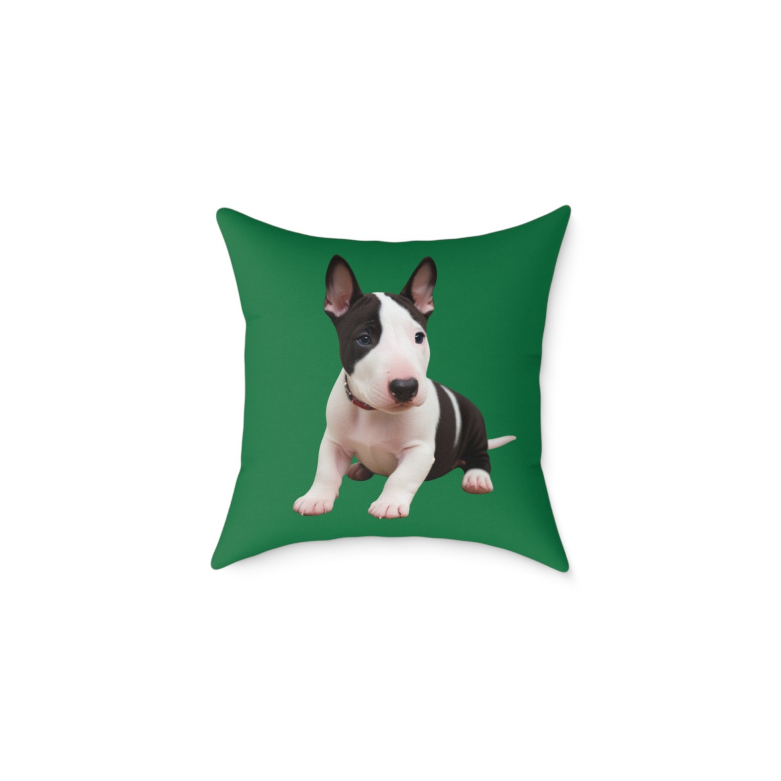 English Bull Terrier Square Poly Canvas Pillow - Image 5