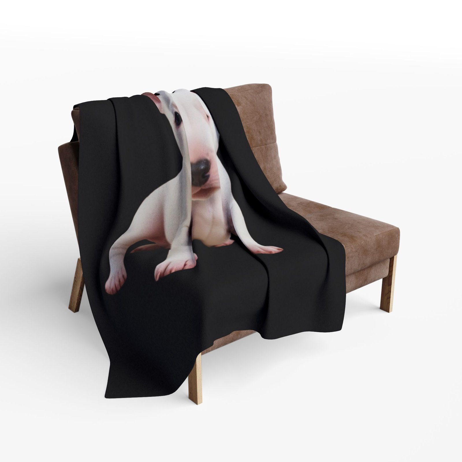English Bull Terrier Puppy Arctic Fleece Blanket - Image 8