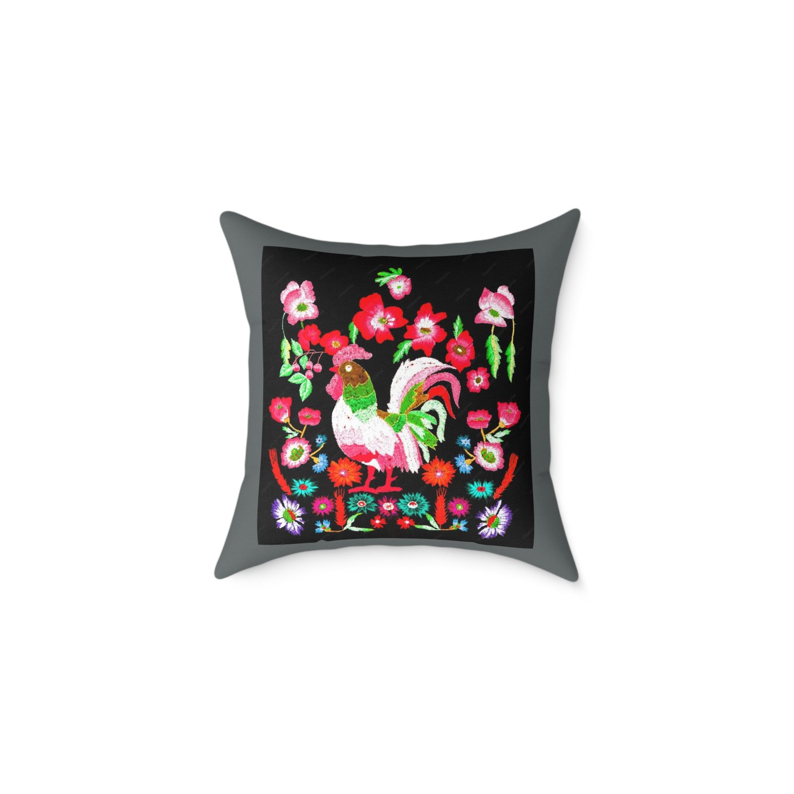 Mexico Square Poly Canvas Pillow - Image 5