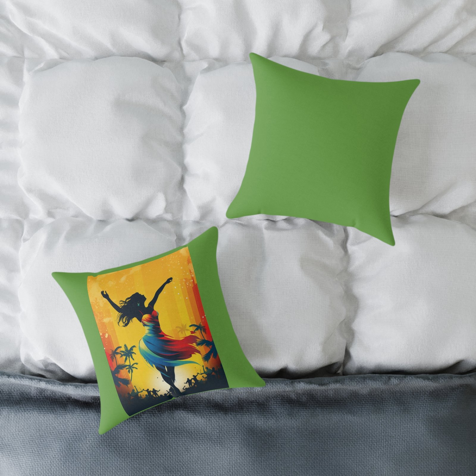 Dancing Queen Cushion Square Poly Canvas Pillow - Image 4