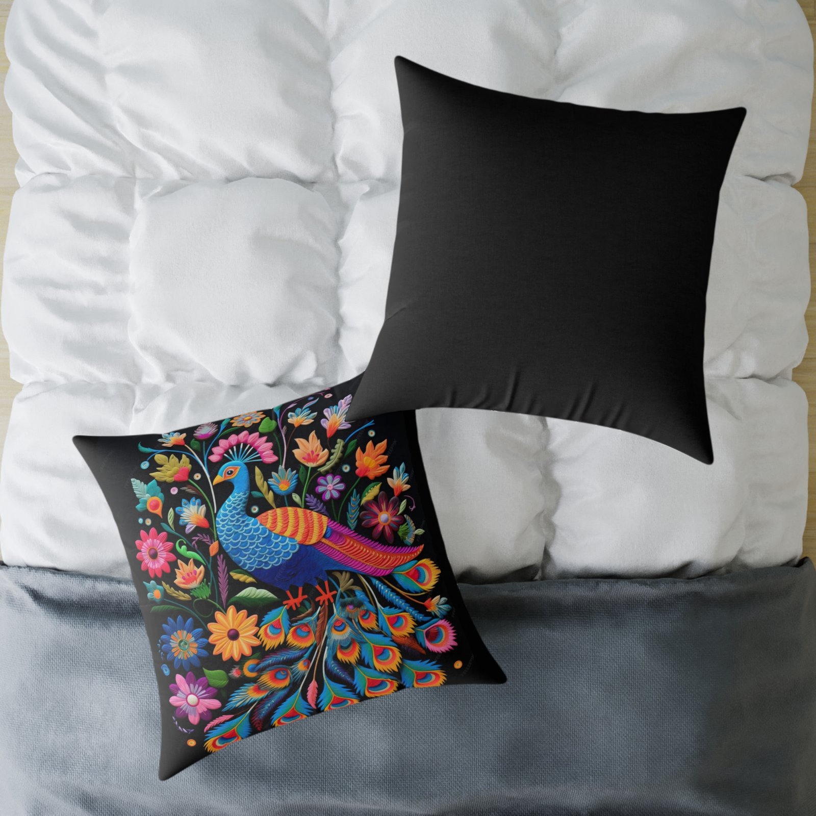 Mexico Square Poly Canvas Pillow - Image 20