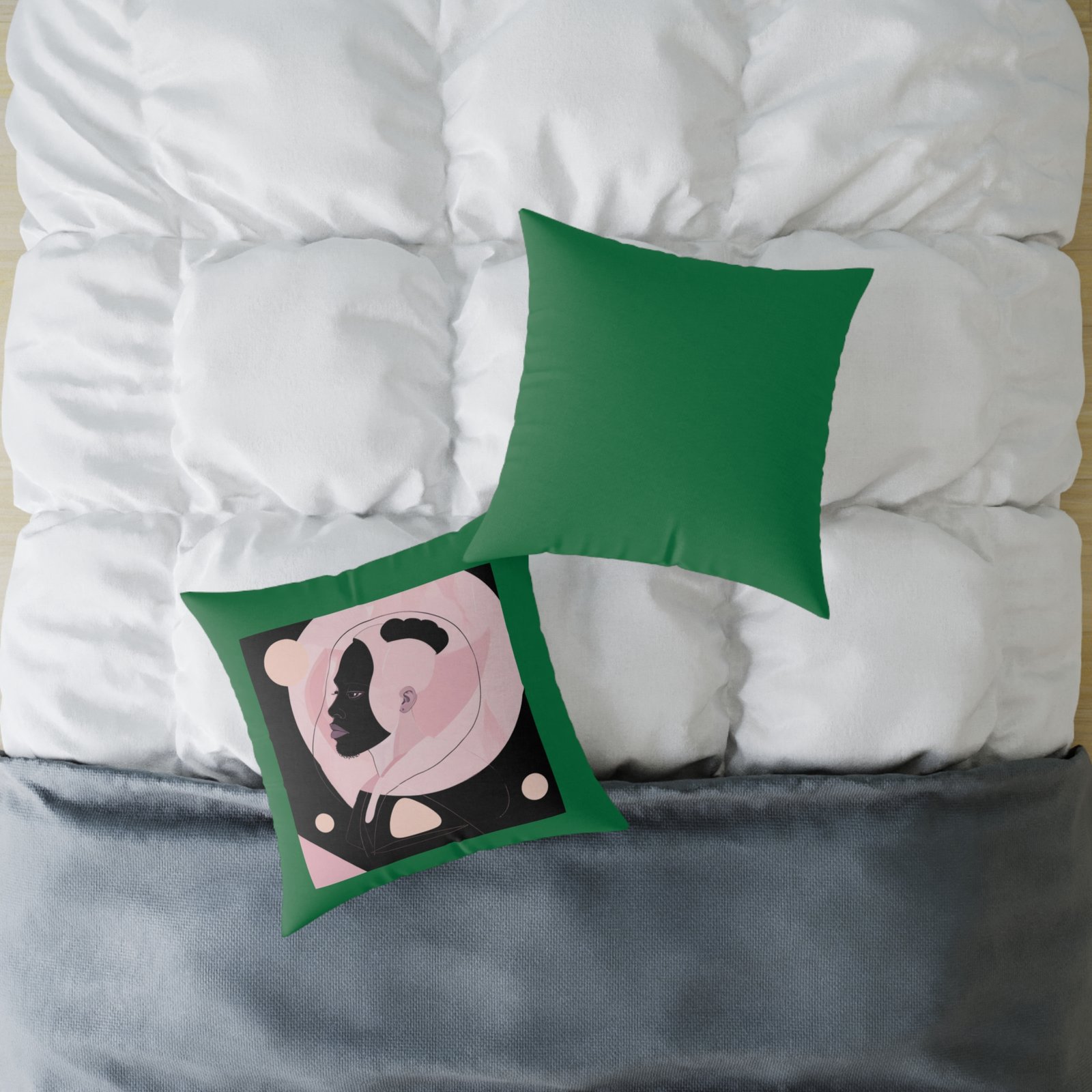 Abstract Square Poly Canvas Pillow - Image 12