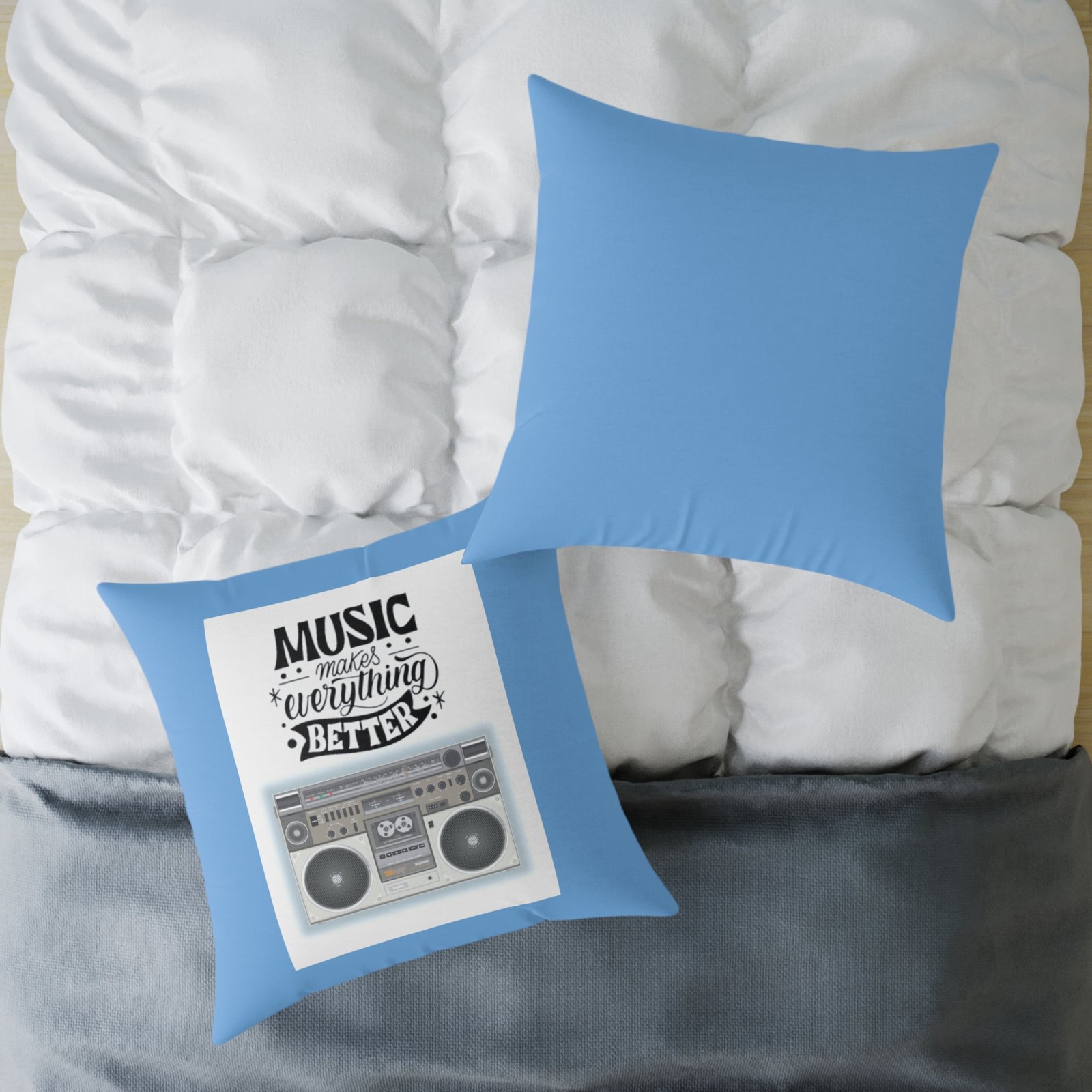 Music Poly Canvas Pillow - Image 20