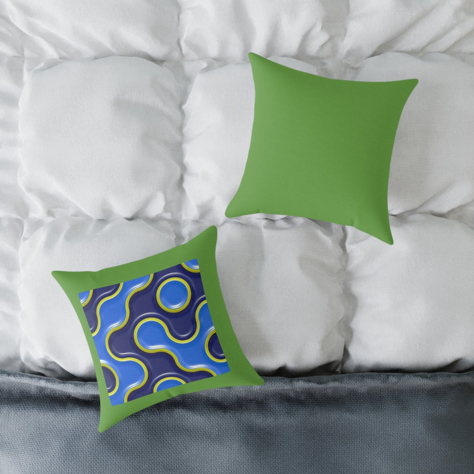 Splatter Poly Canvas Pillow - Image 4
