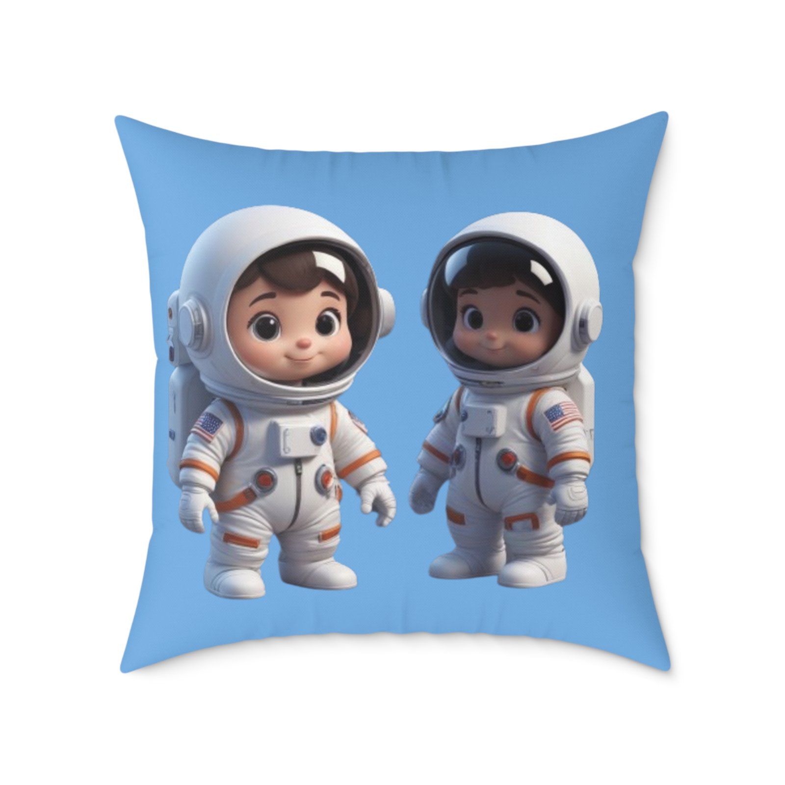 Astronauts Square Poly Canvas Pillow - Image 17