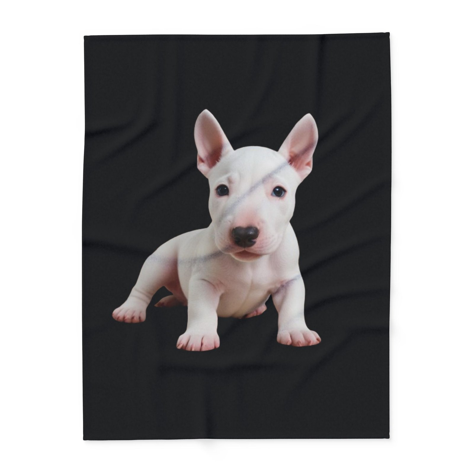 English Bull Terrier Puppy Arctic Fleece Blanket - Image 9