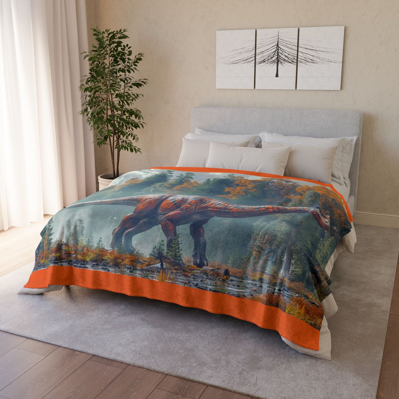 Dinassaur Soft Polyester Blanket - Image 12