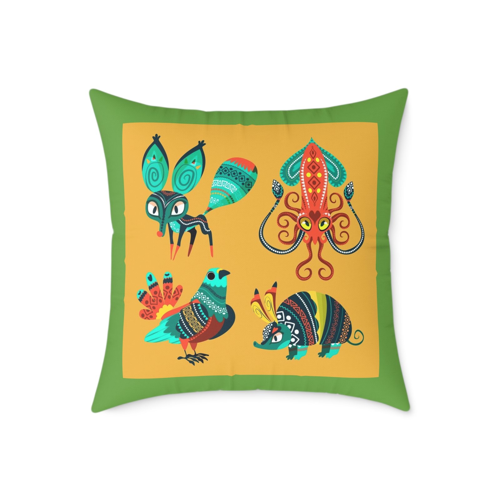 Mexico Square Poly Canvas Pillow - Image 13