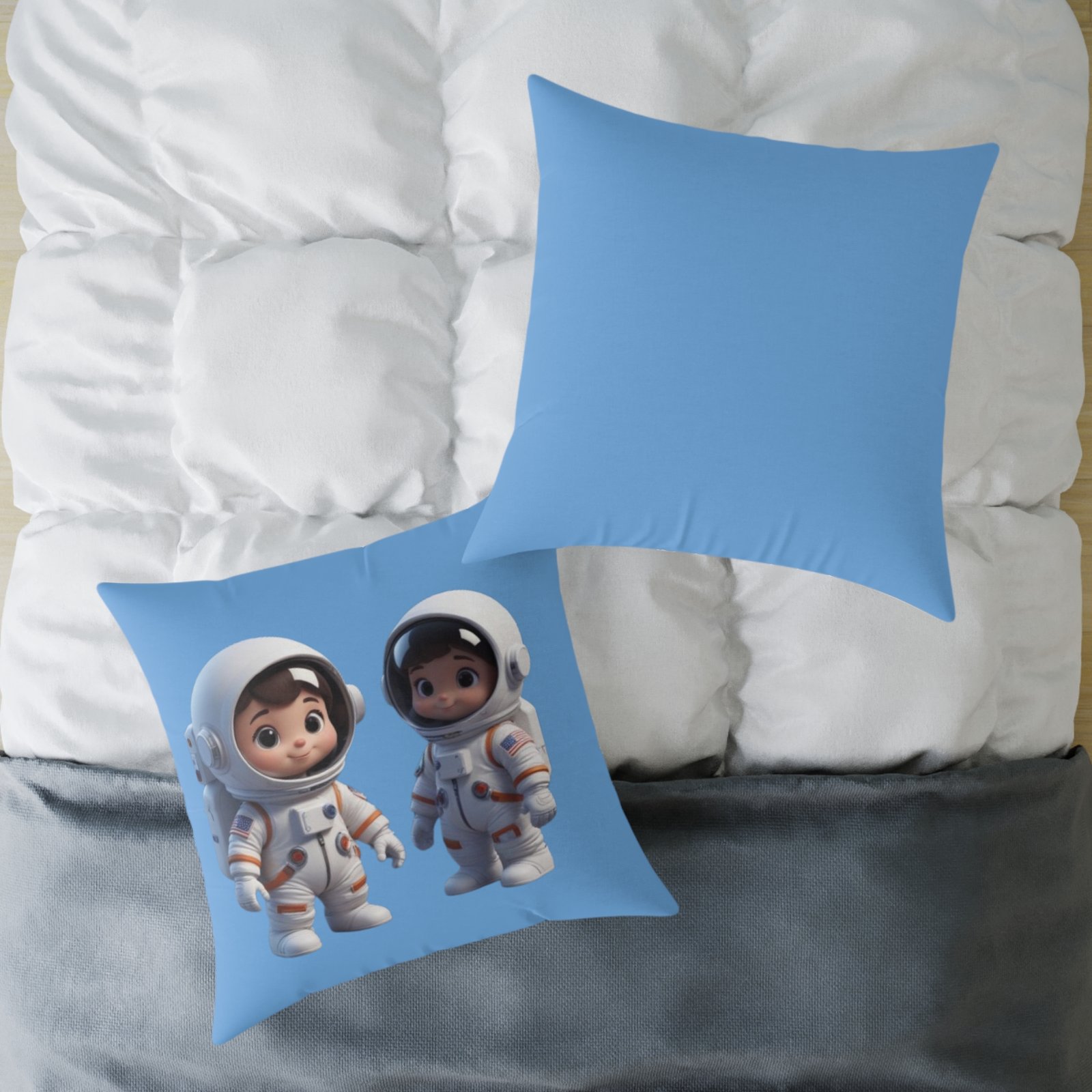 Astronauts Square Poly Canvas Pillow - Image 20