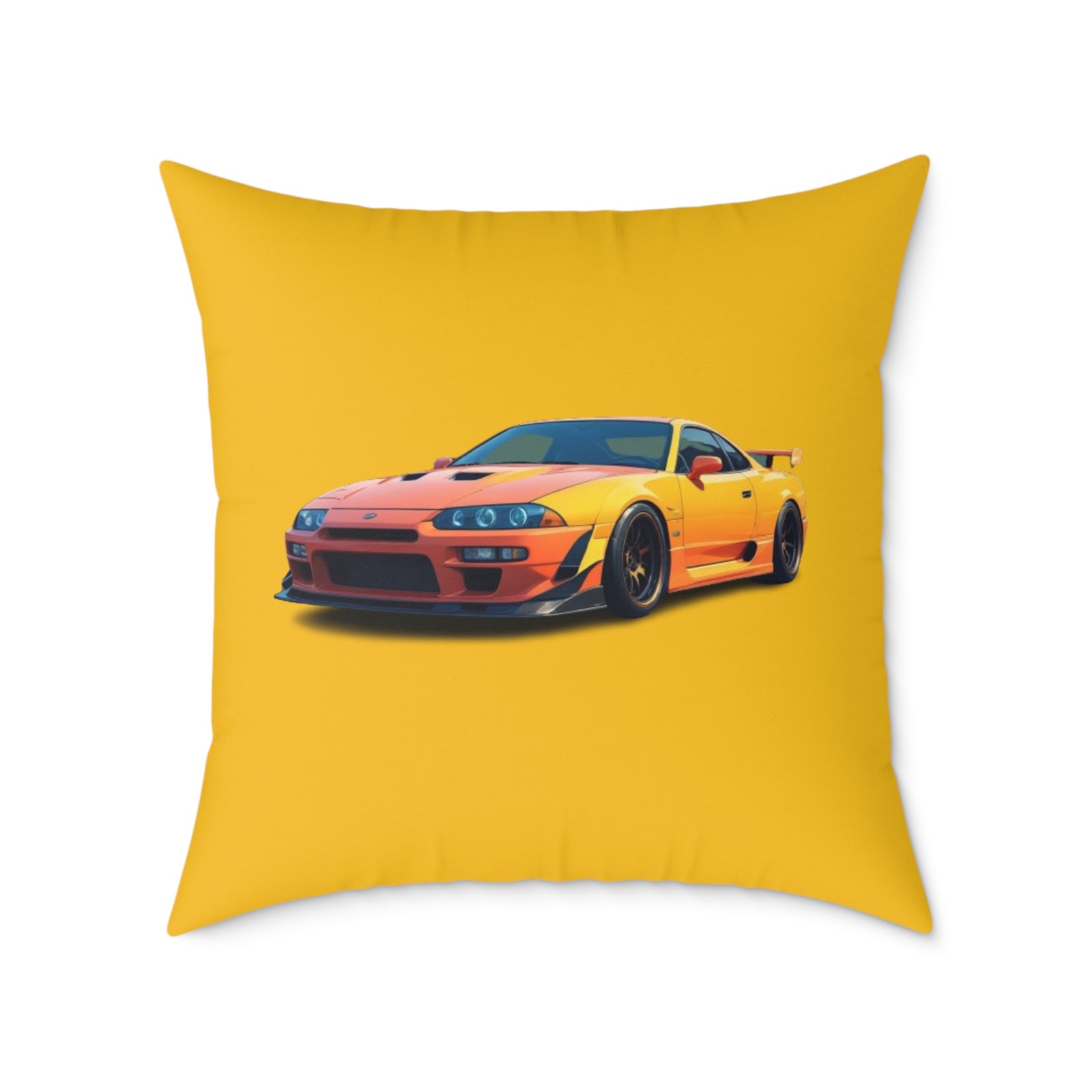 Fast Car Design Square Poly Canvas Pillow - Image 17