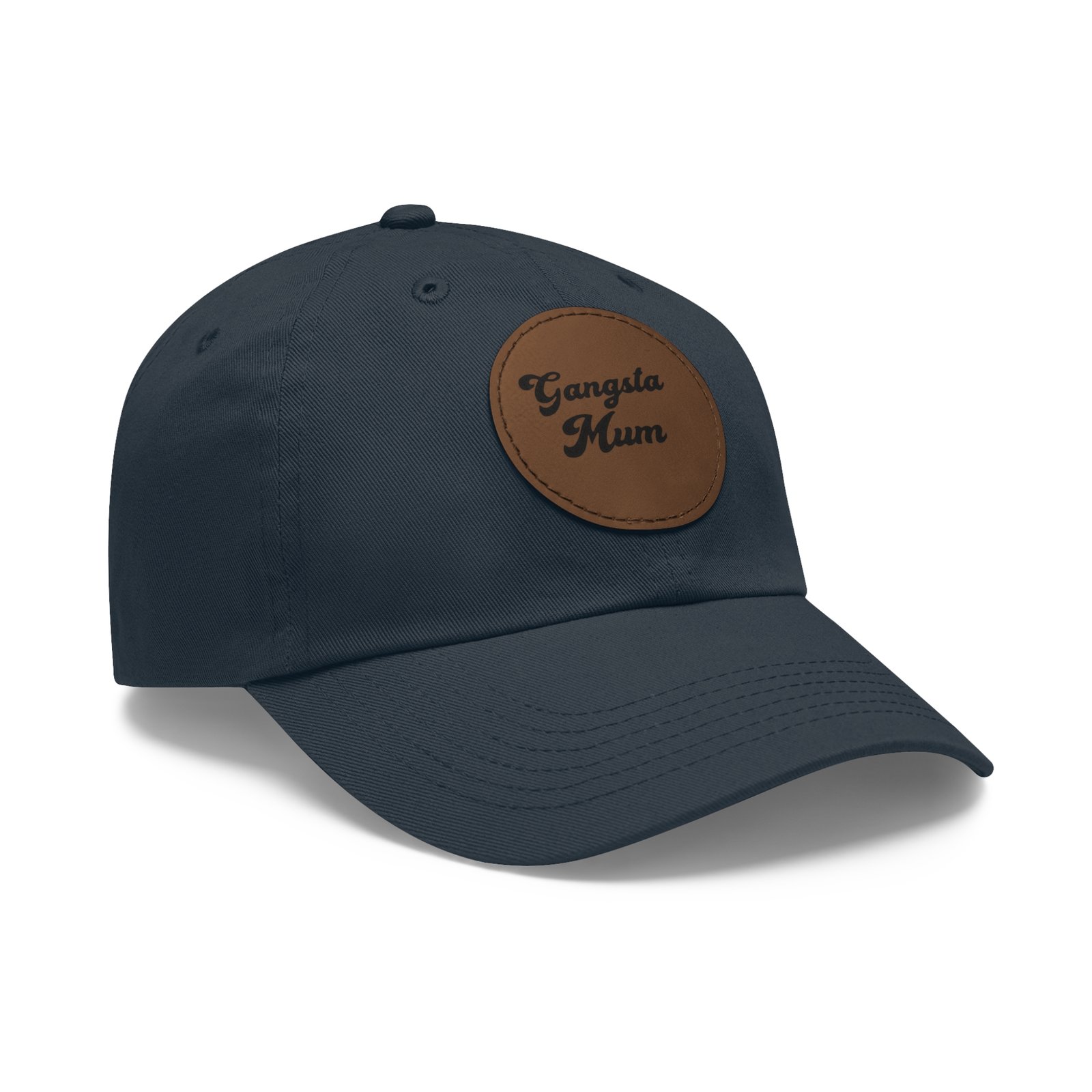 Gangster Momma Hat with Leather Patch (Round) - Image 30