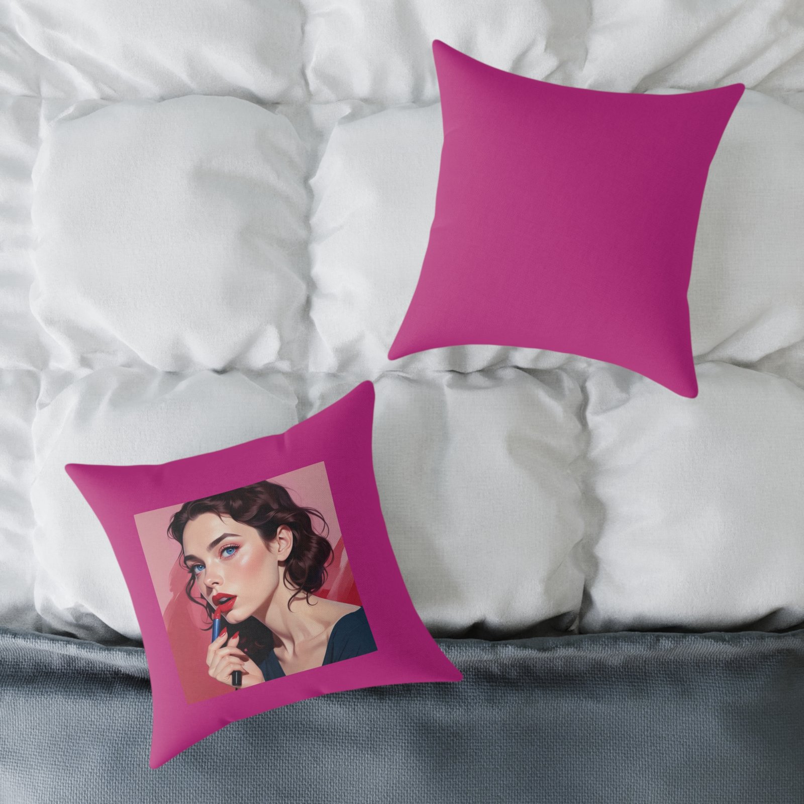 Nope Square Poly Canvas Pillow - Image 8