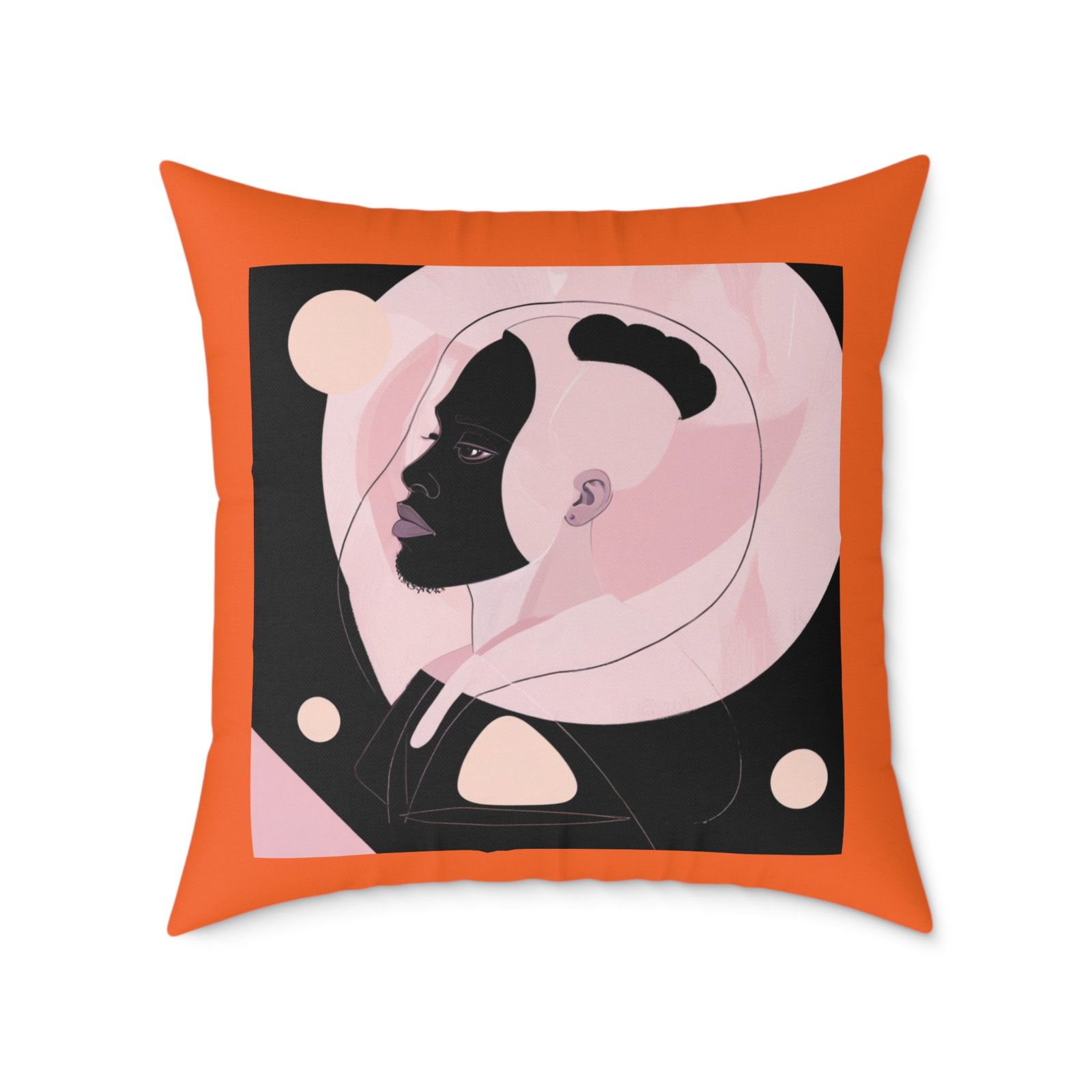 Abstract Square Poly Canvas Pillow - Image 17