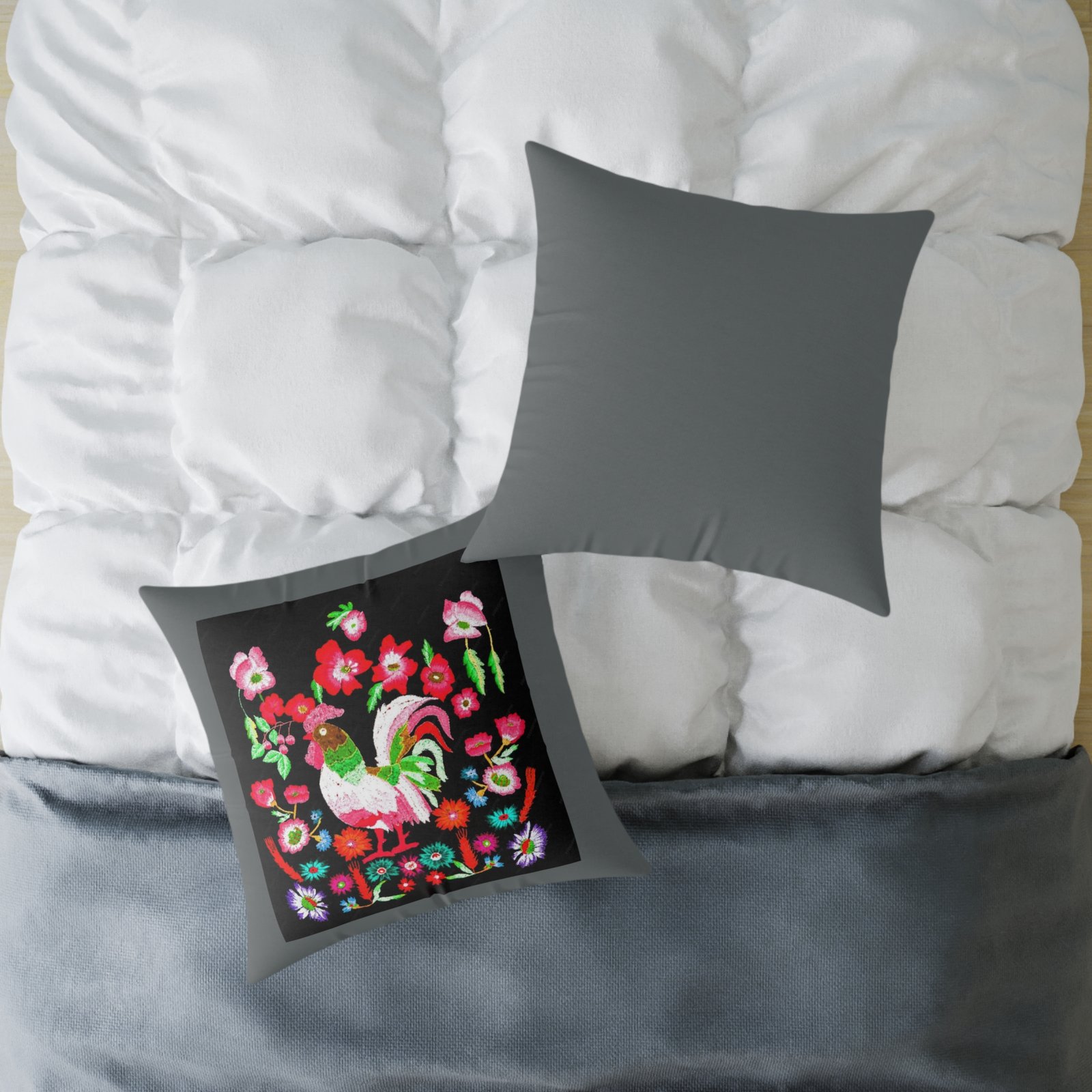 Mexico Square Poly Canvas Pillow - Image 16