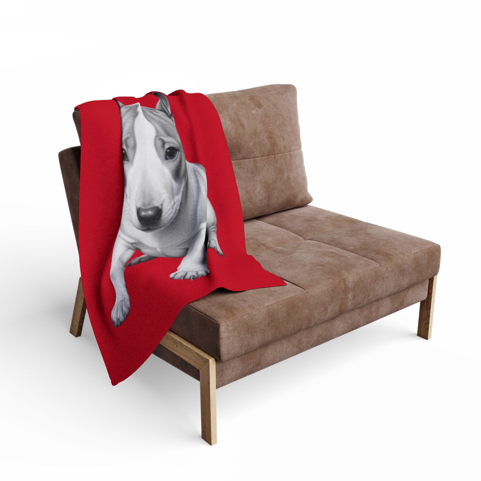 English Bull Terrier Puppy Arctic Fleece Blanket - Image 4