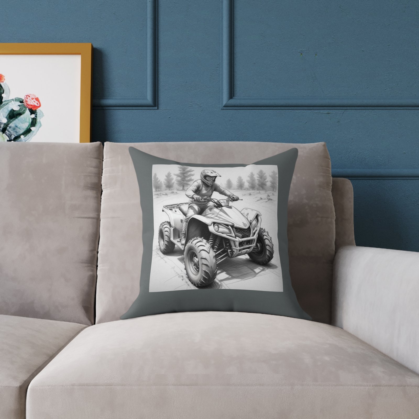 Quad Square Poly Canvas Pillow - Image 3