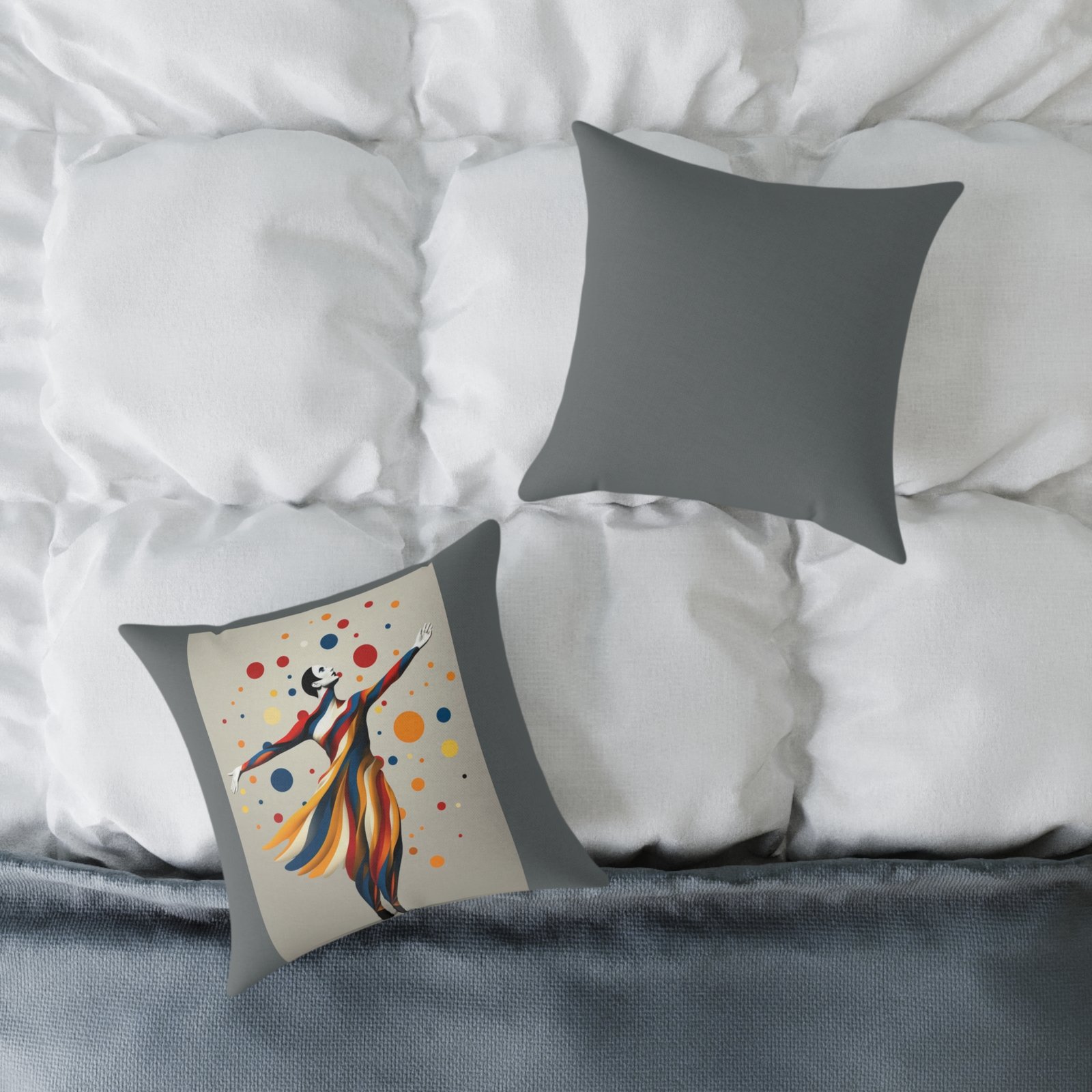 Dancing Queen Cushion Square Poly Canvas Pillow - Image 4