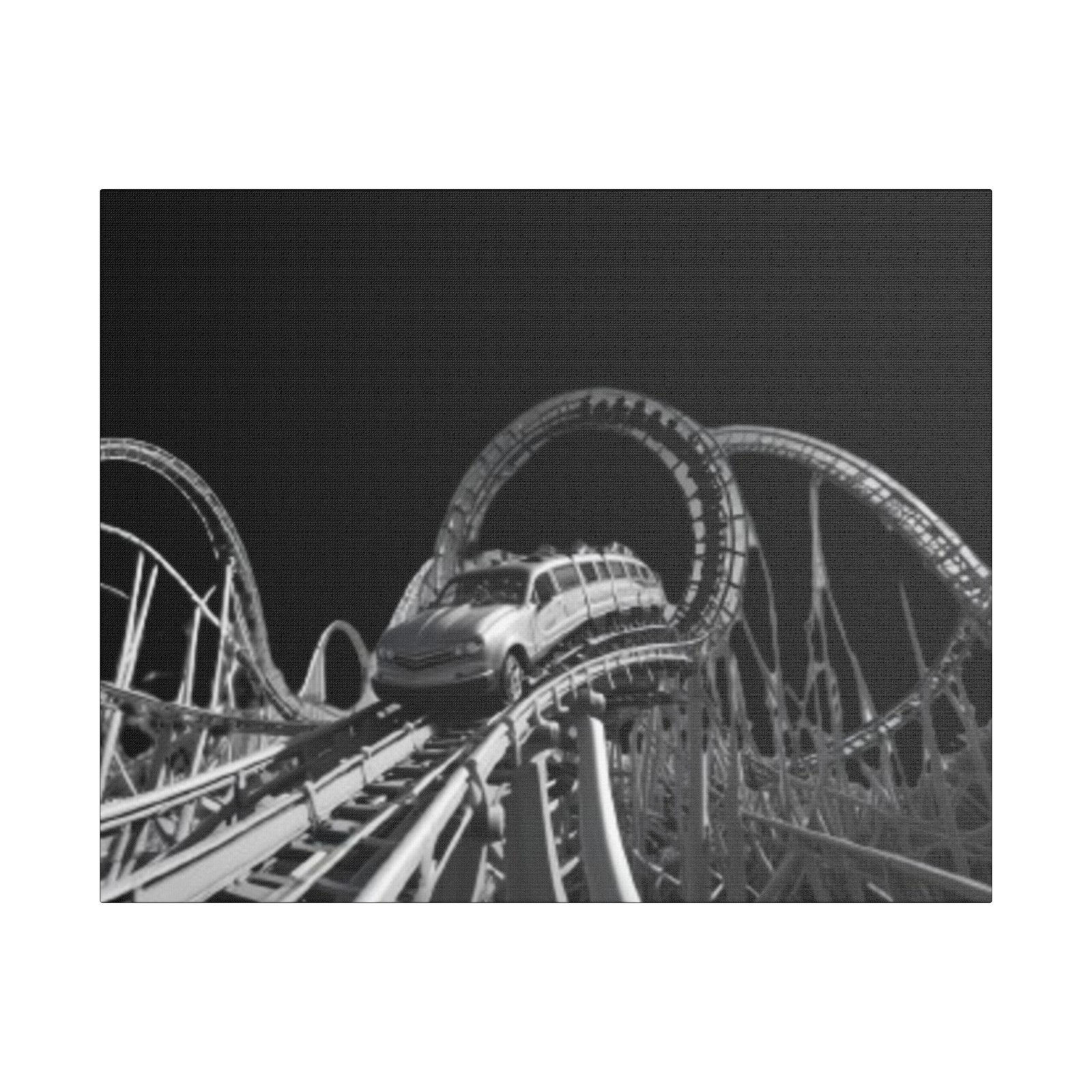 Fairground Fun Satin Canvas, Stretched - Image 9