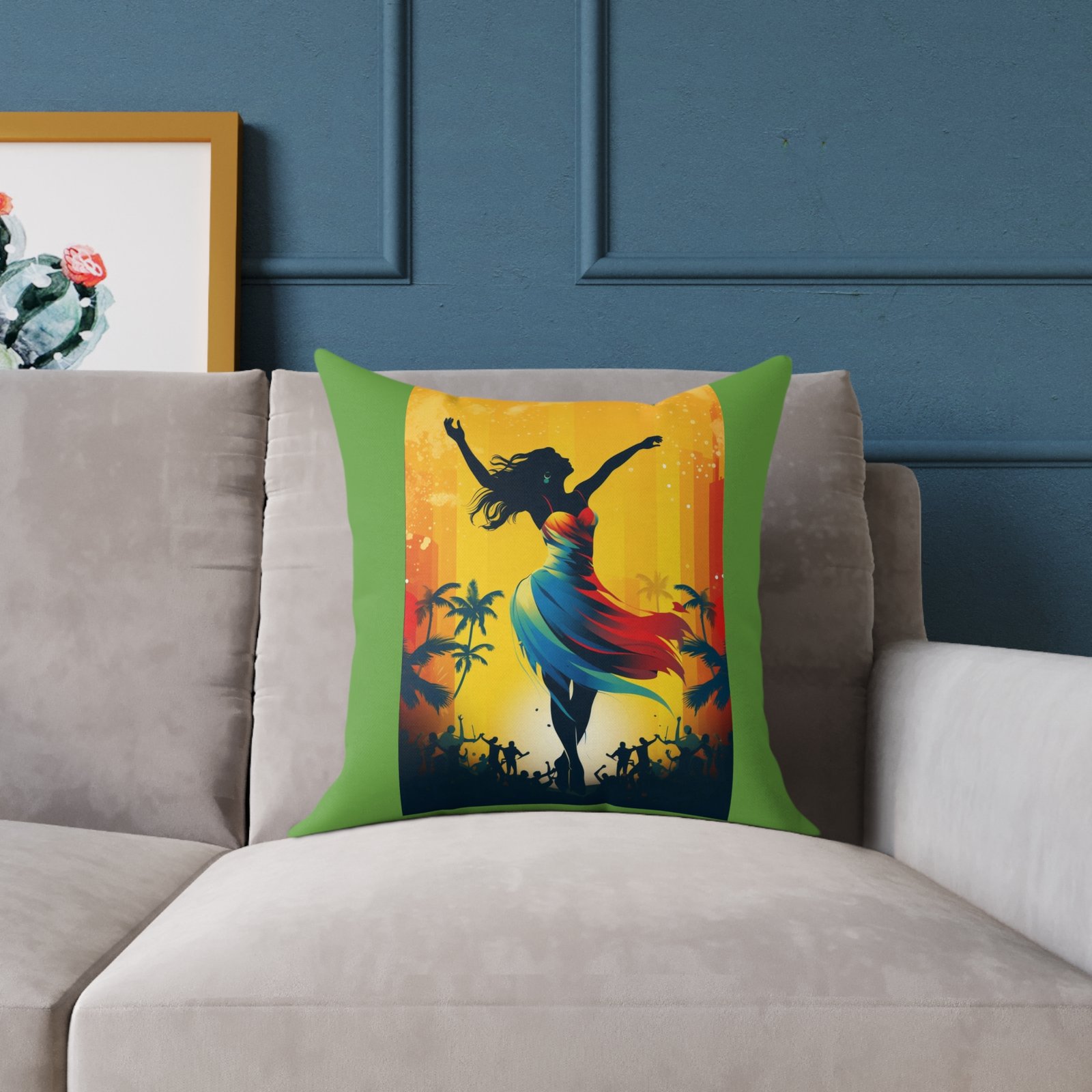 Dancing Queen Cushion Square Poly Canvas Pillow - Image 7