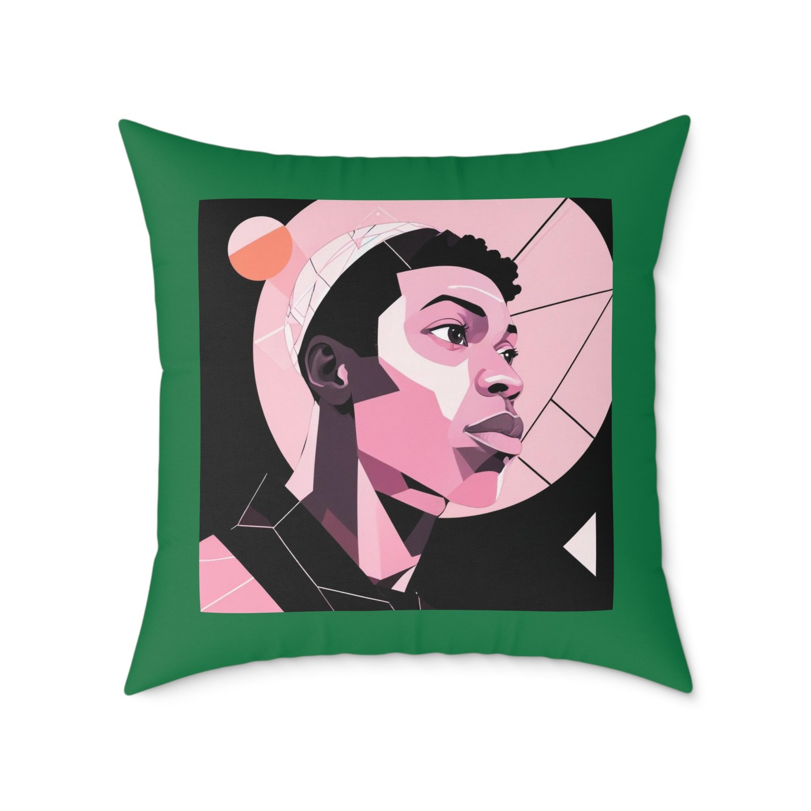 Abstract Square Poly Canvas Pillow - Image 17
