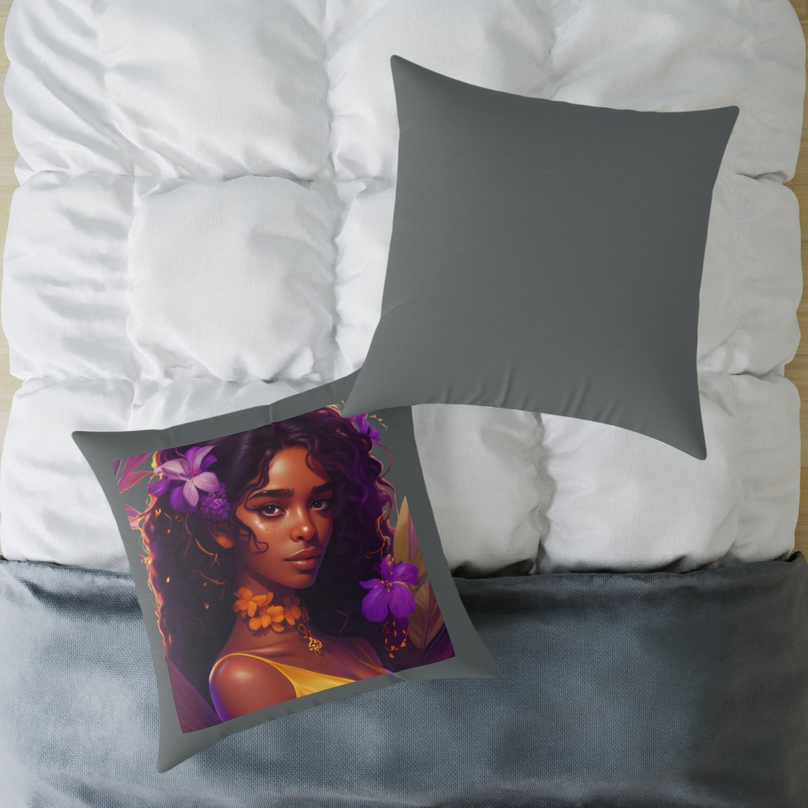 Charming Square Poly Canvas Pillow - Image 20