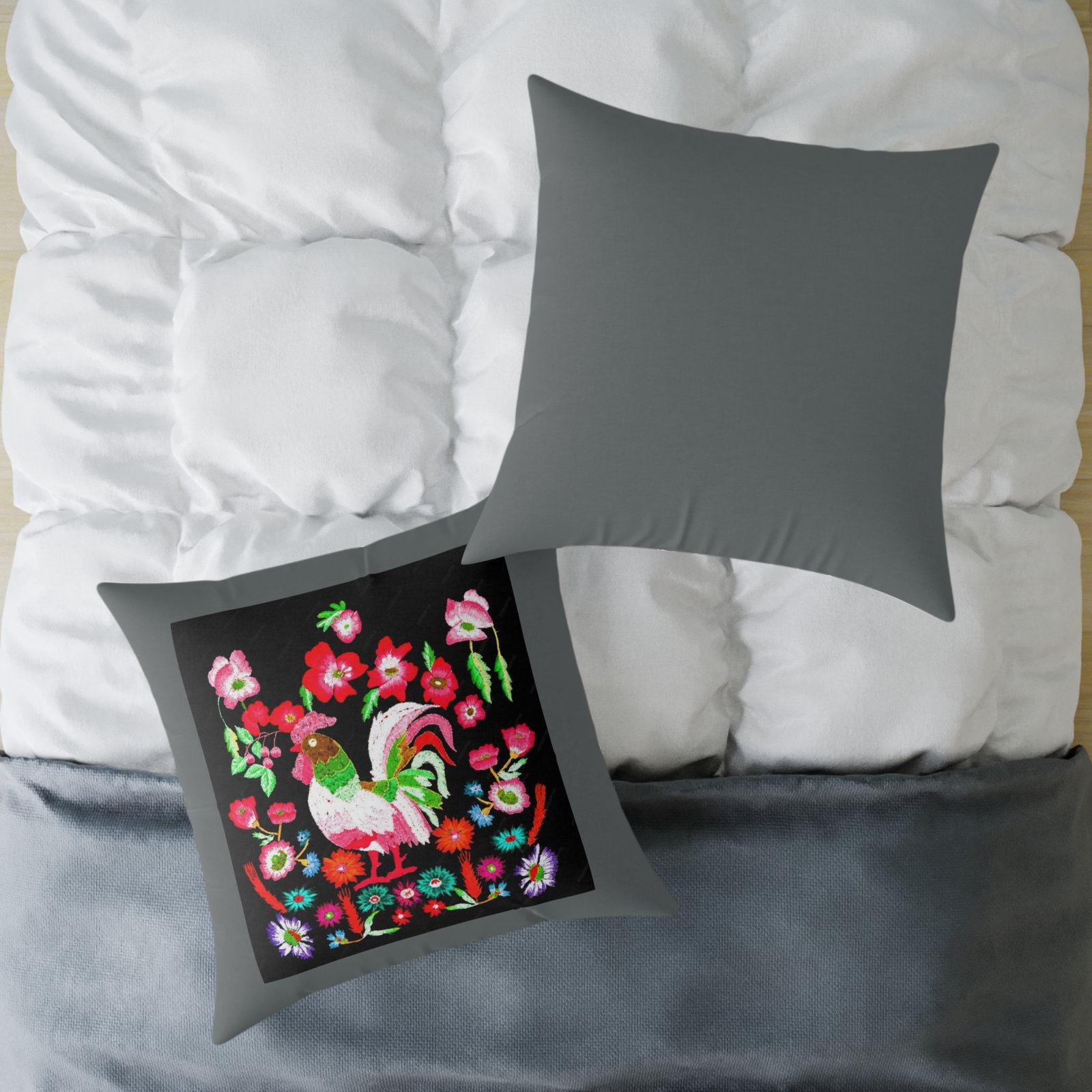 Mexico Square Poly Canvas Pillow - Image 20