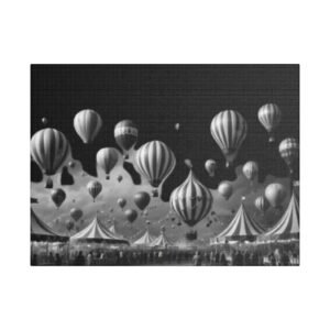 Fairground Fun Satin Canvas, Stretched