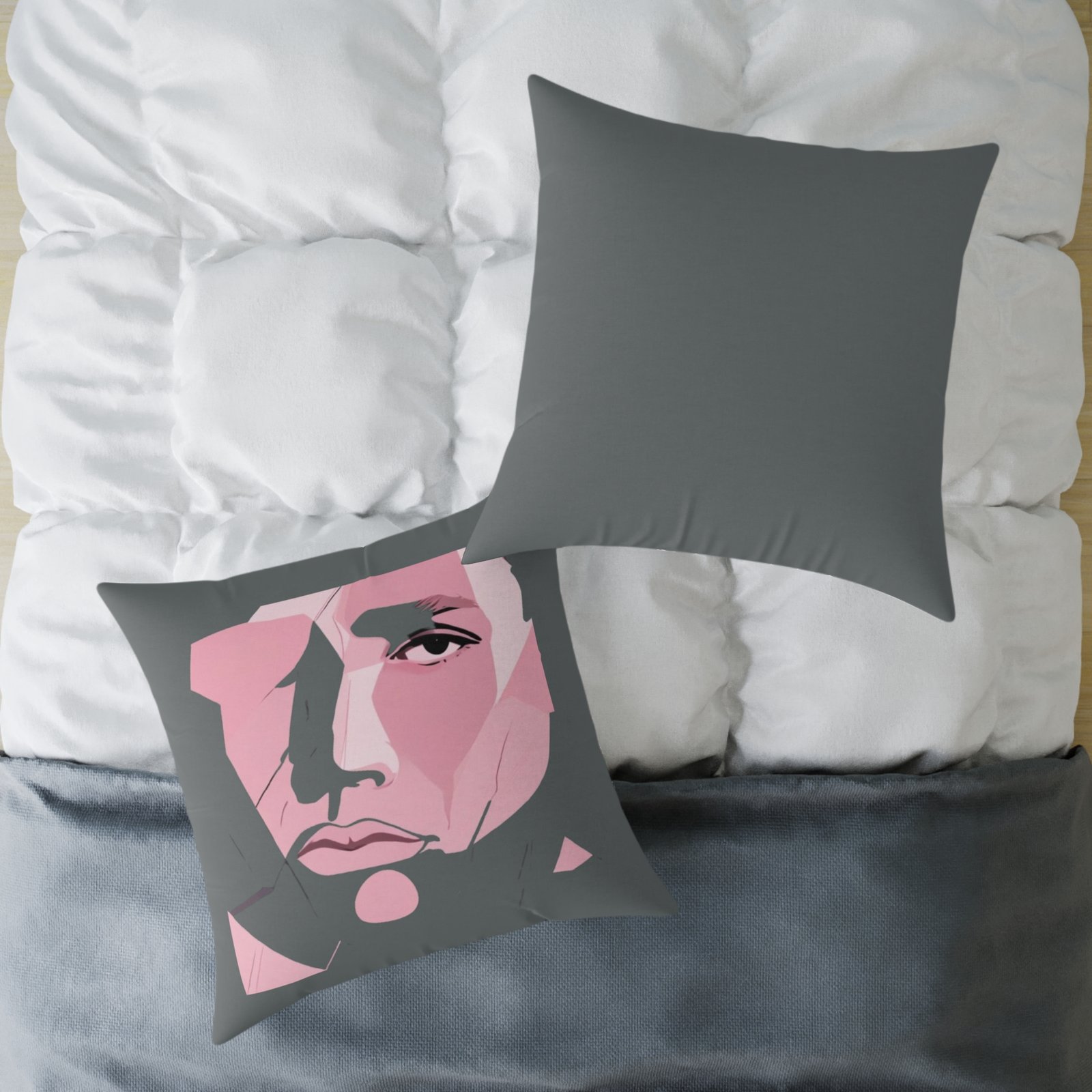 Abstract Square Poly Canvas Pillow - Image 20