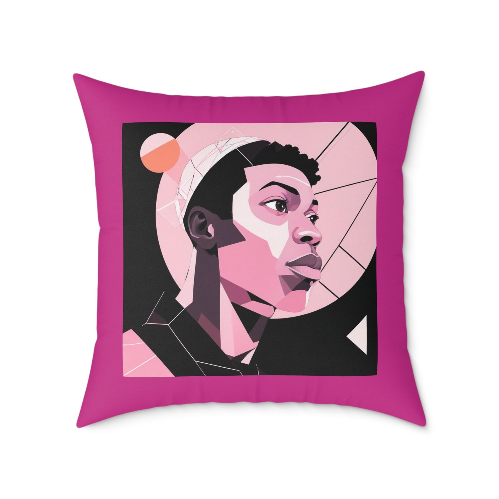 Abstract Square Poly Canvas Pillow - Image 17