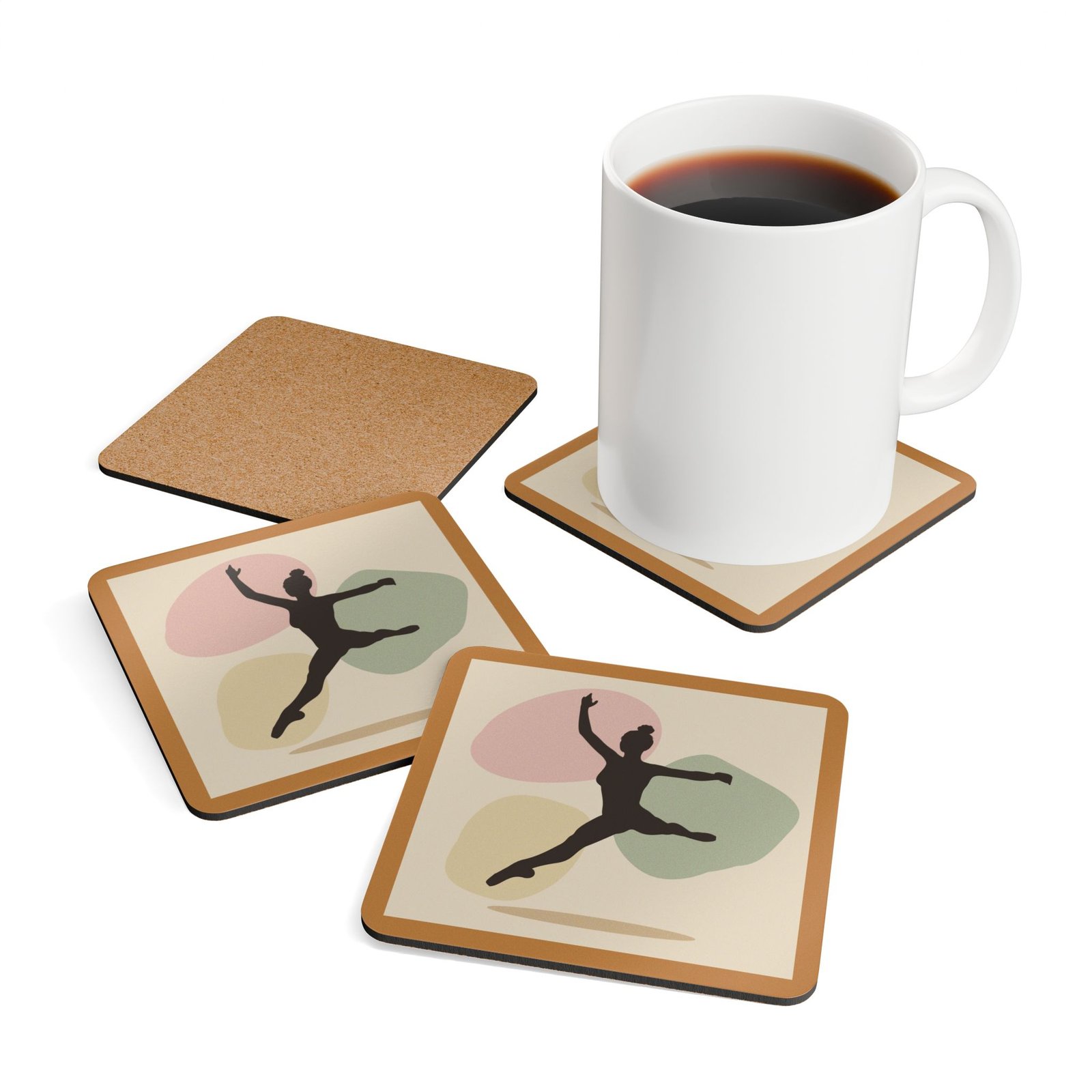Skinhead Corkwood Coaster Set - Image 4