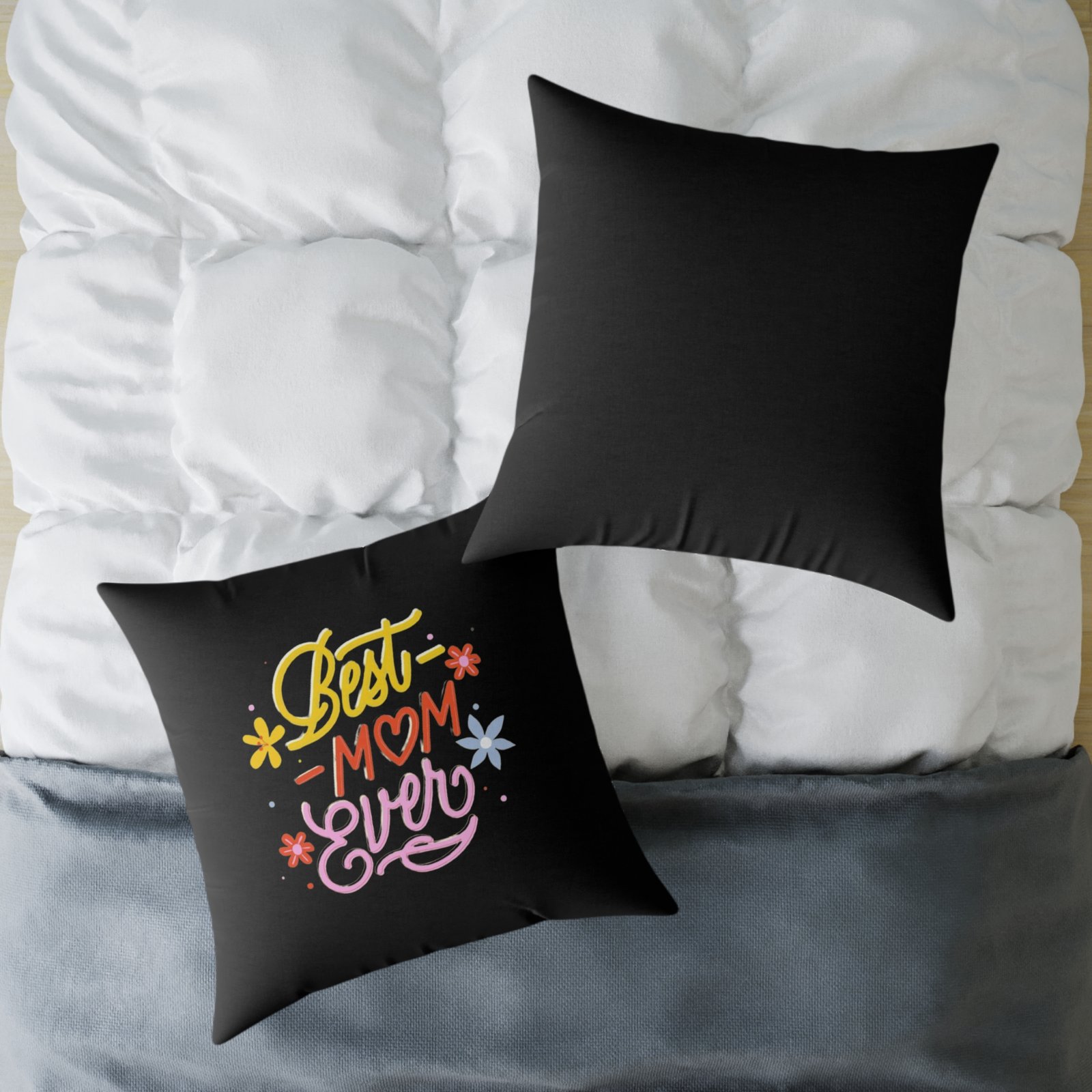 Best Mum Square Poly Canvas Pillow - Image 20