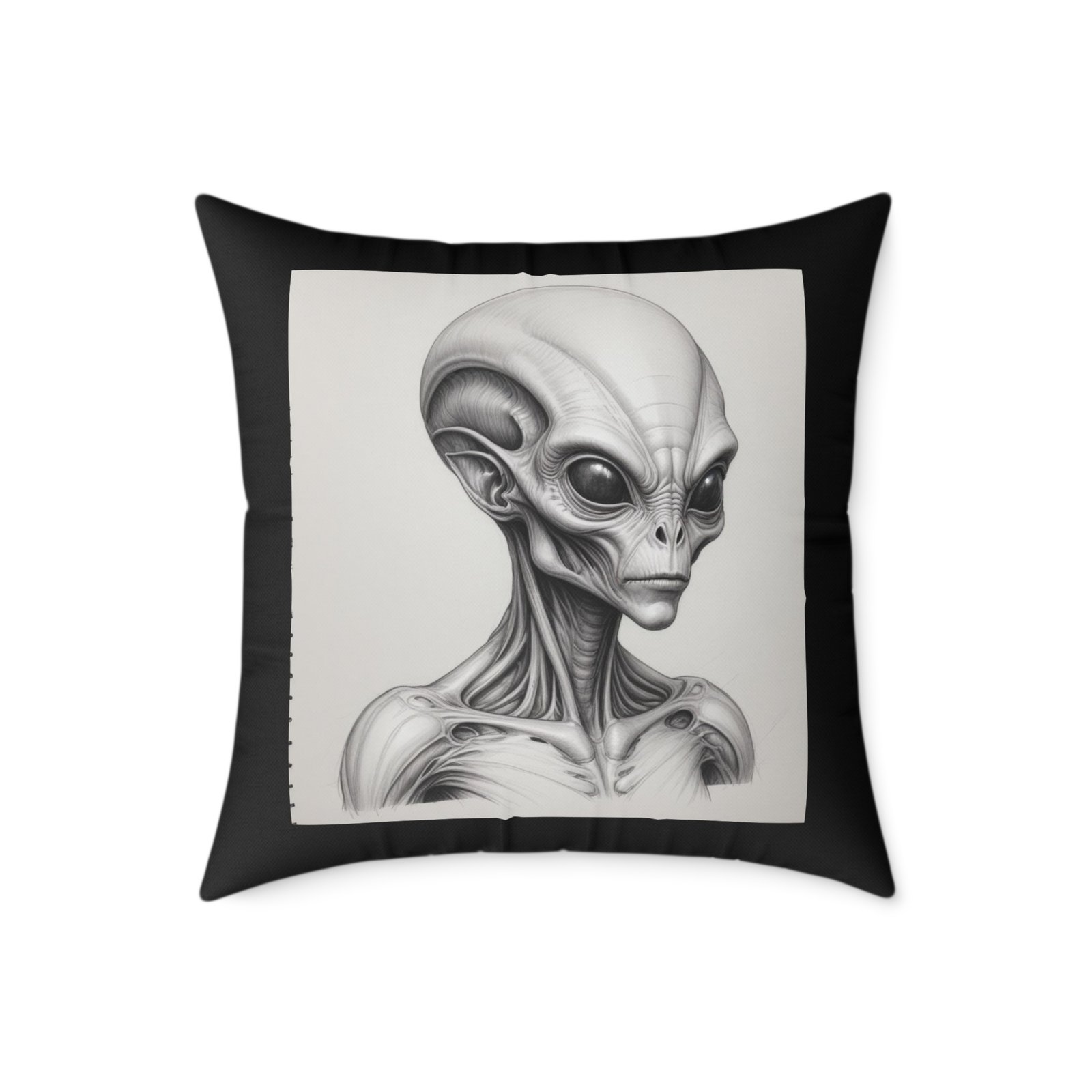 Alien Square Poly Canvas Pillow - Image 13