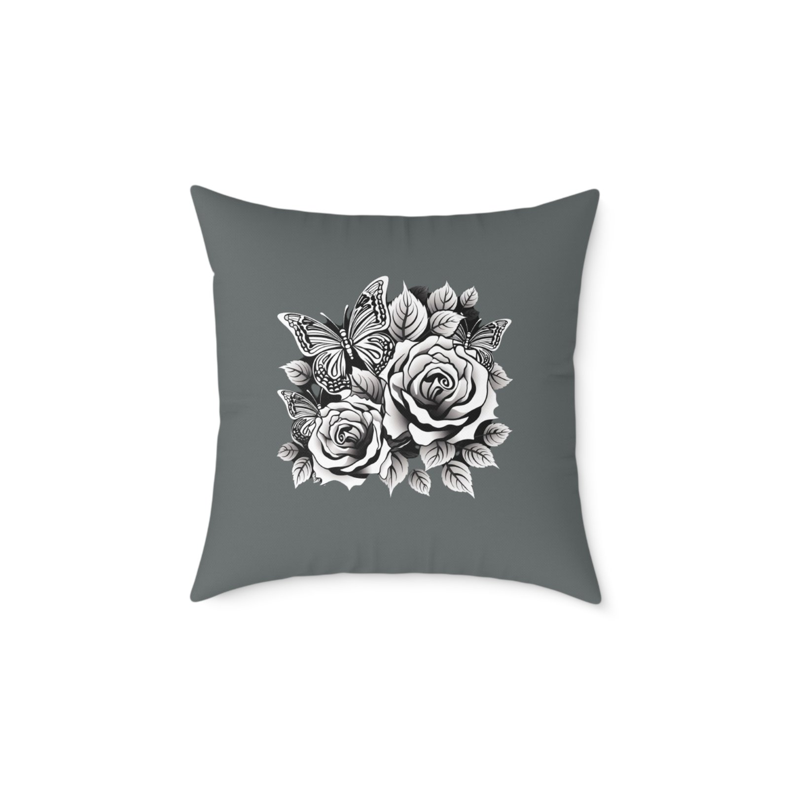 Butterfly Square Poly Canvas Pillow - Image 9