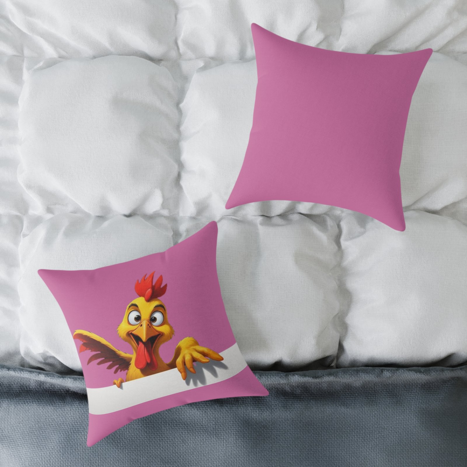 Squark Square Poly Canvas Pillow - Image 8